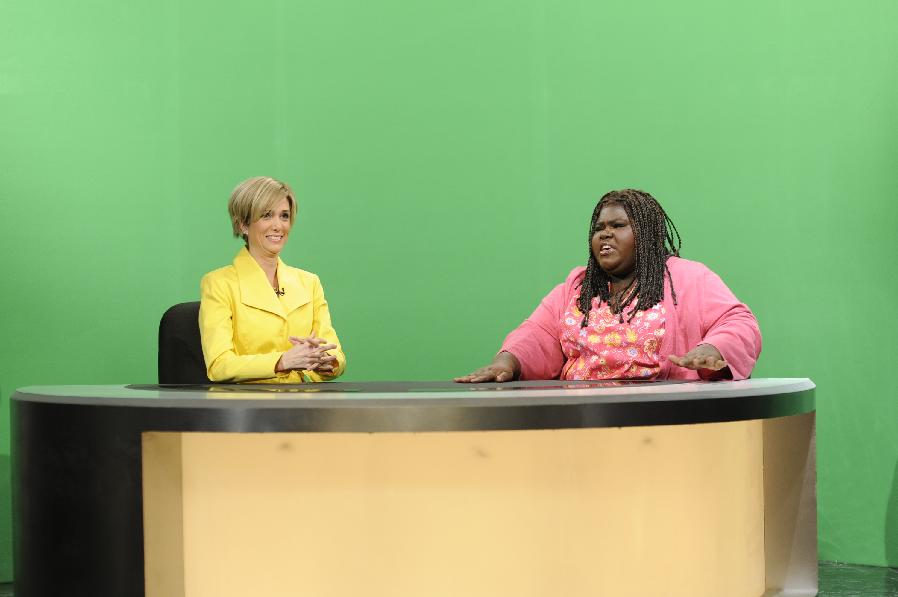 Kristen Wiig and Gabourey Sidibe on "Saturday Night Live" | Source: Getty Images