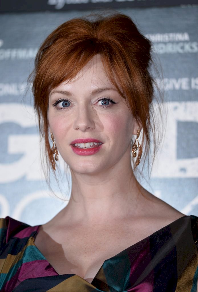 LONDON, ENGLAND - AUGUST 04: Christina Hendricks attends the photocall for 