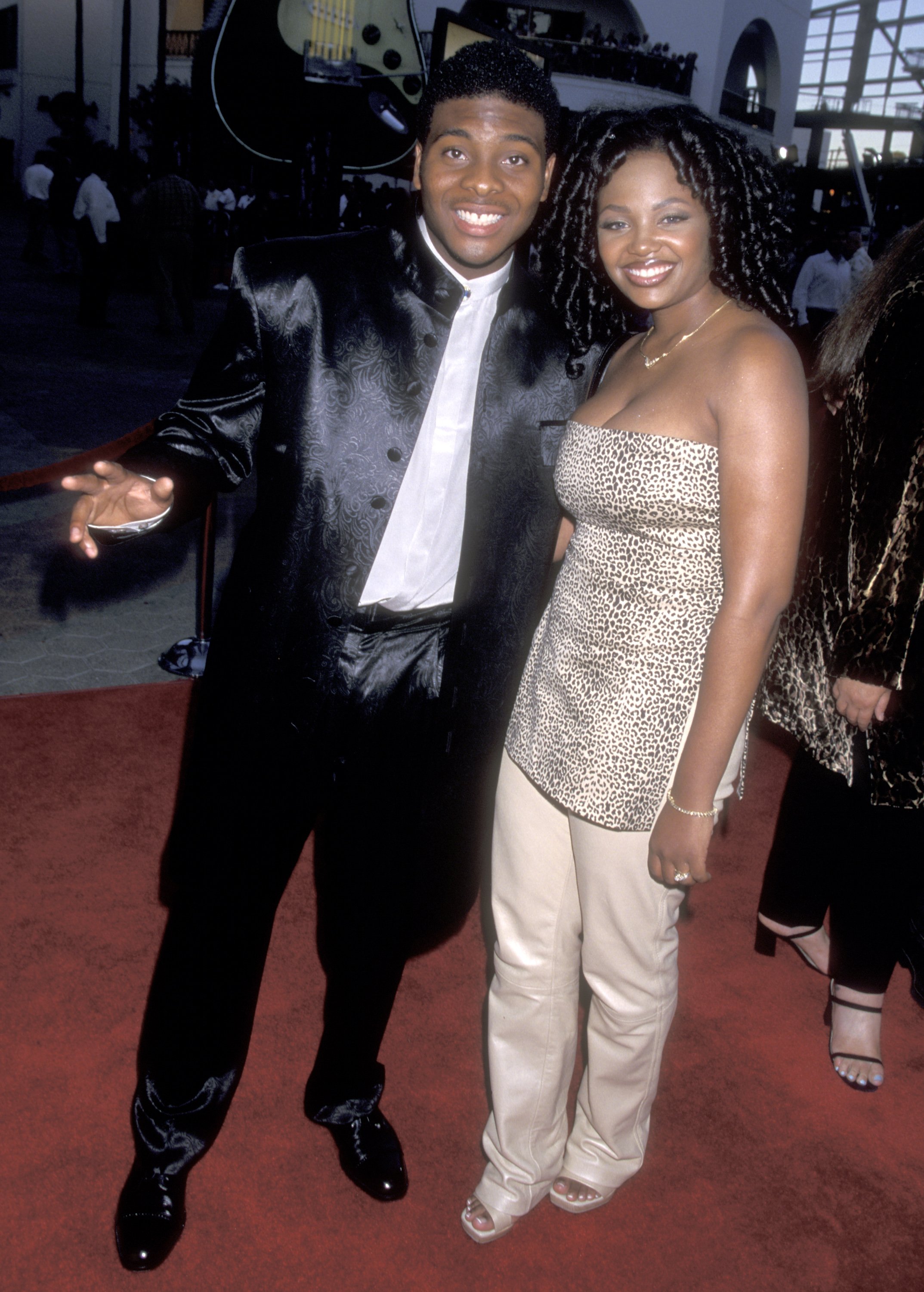 Kel Mitchell and Tyisha Hampton at the premiere of "Mystery Men" in California, on July 22, 1999 | Source: Getty Images