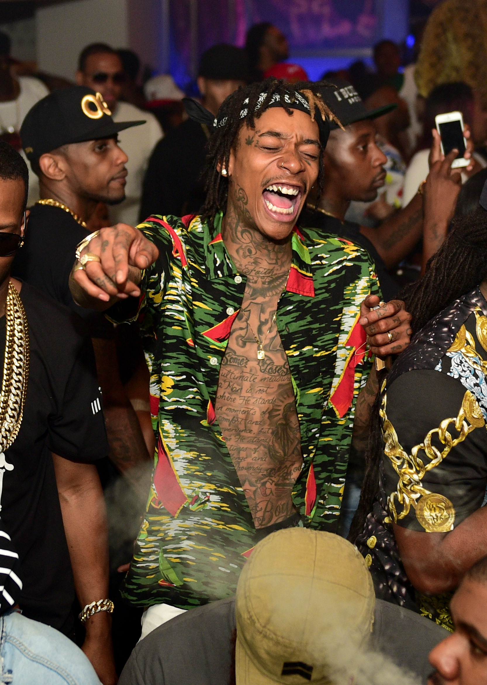 Wiz Khalifa at a party on June 14, 2014, in Atlanta, Georgia. | Source: Getty Images