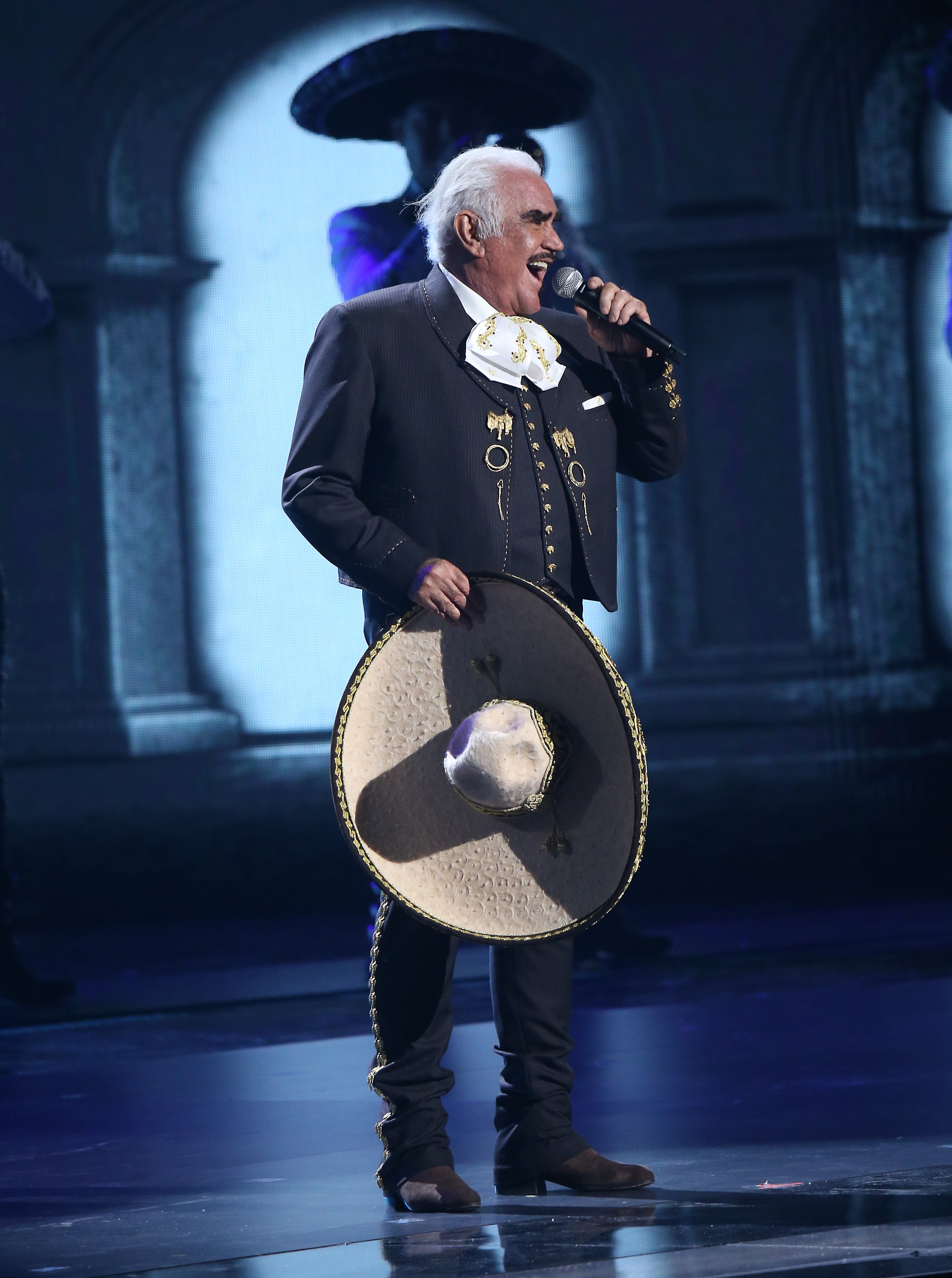 Vicente Fernández performs onstage during the 20th Annual Latin GRAMMY Awards held at MGM Grand Garden Arena on November 14, 2019 in Las Vegas, Nevada | Source: Getty Images
