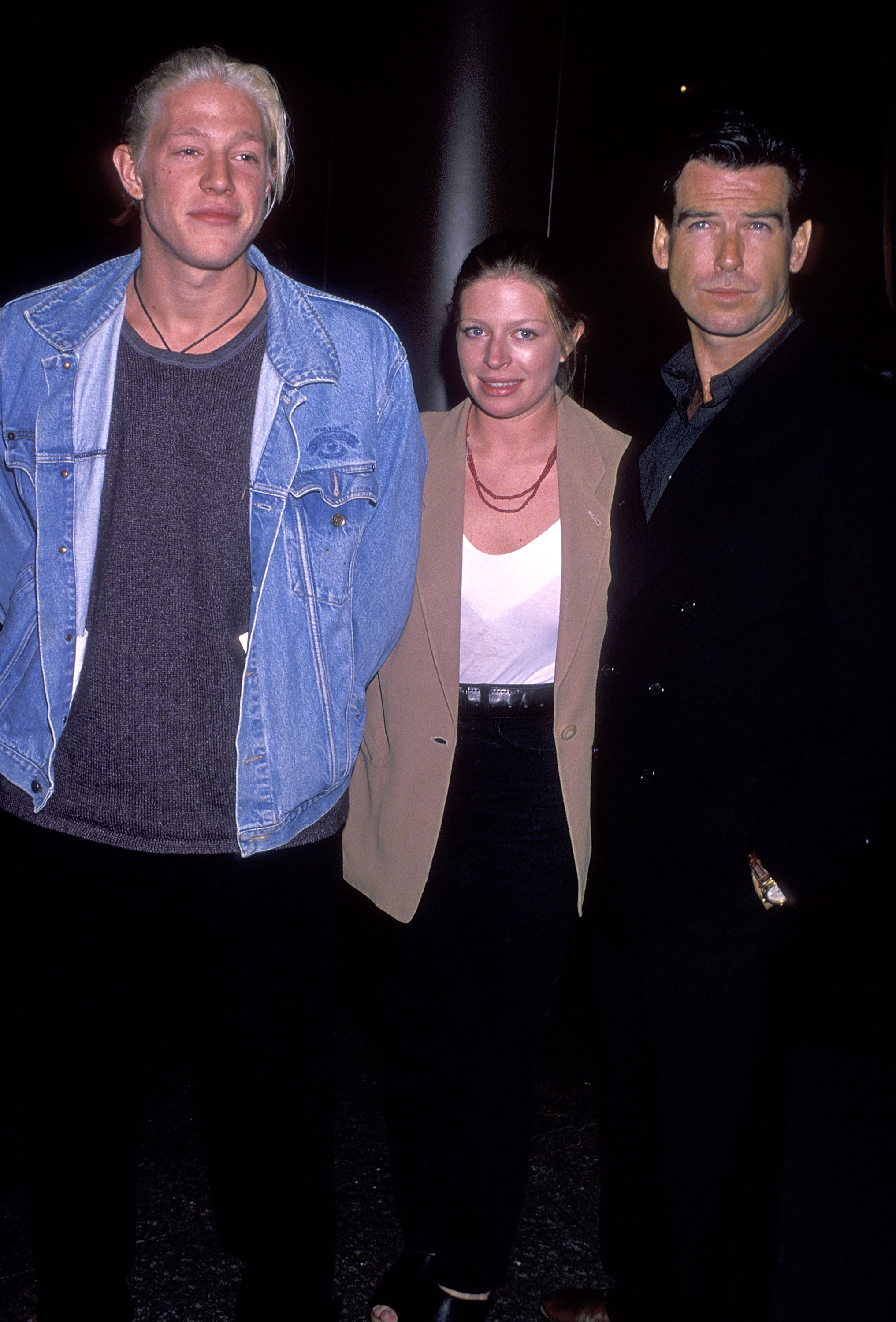 Christopher Brosnan, Charlotte Brosnan, and Pierce Brosnan at the premiere of "Love Affair" on October 13, 1994, in West Hollywood, California. | Source: Getty Images