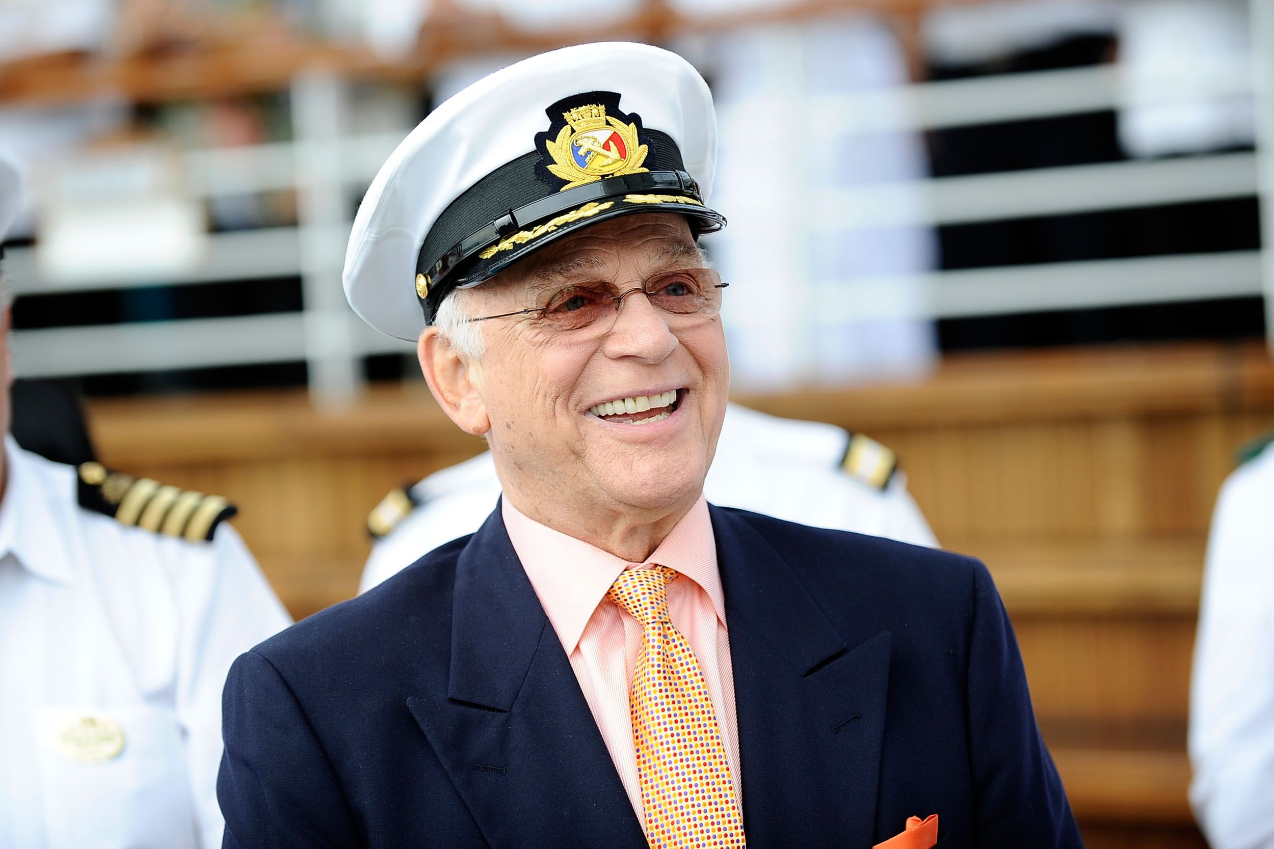 Gavin MacLeod, Captain Stubing From "The Love Boat", celebrates his 80th Birthday on board the Golden Princess in 2011 | Source: Getty Images
