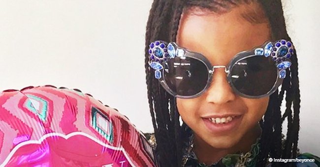 Blue Ivy rocks braids and embellished outfit while stepping out with grandma in Paris