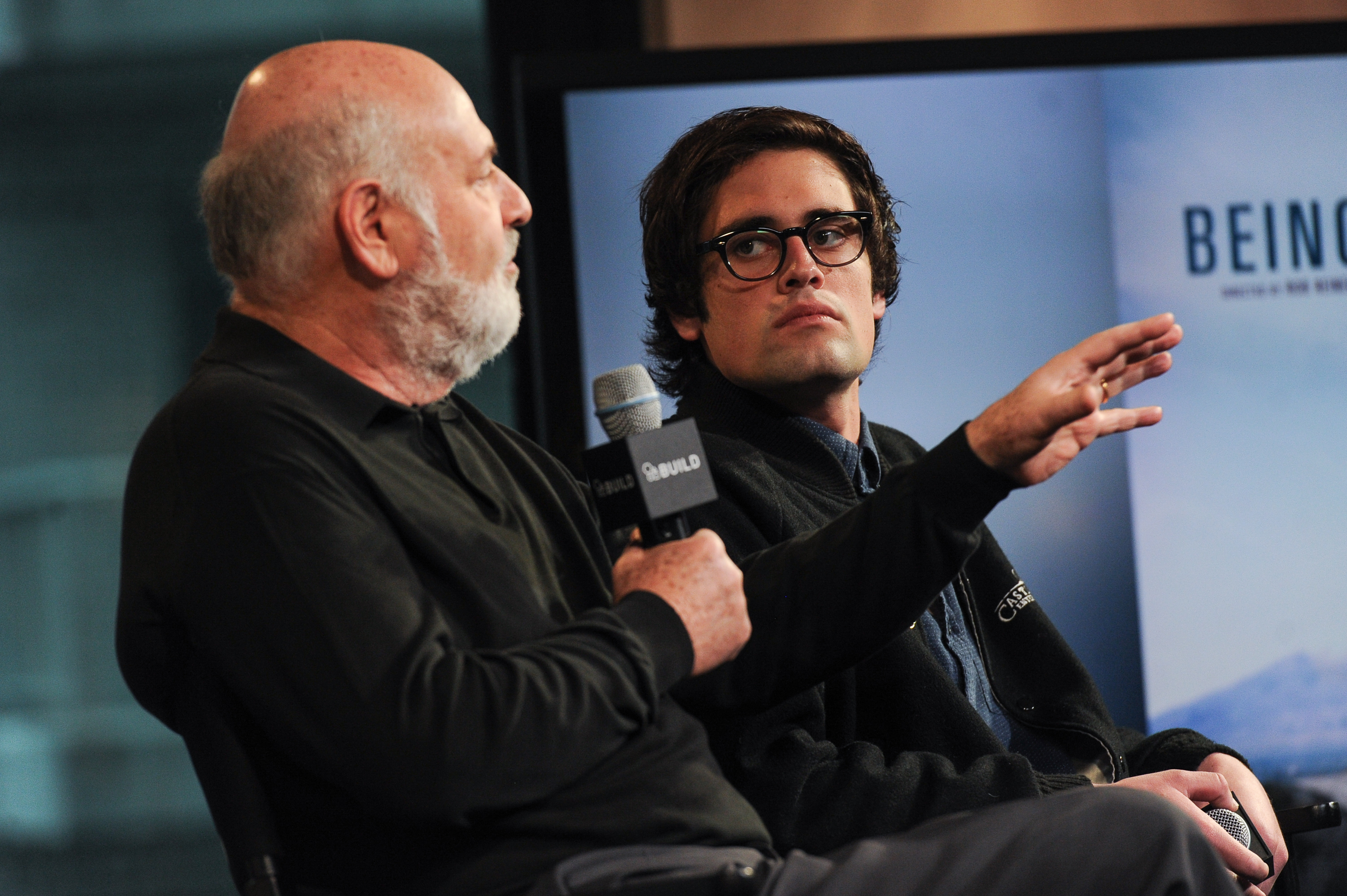 Rob Reiner and Nick Reiner attend AOL Build Speaker Series at AOL Studios on 4 May 2016 in New York City. | Source: Getty Images