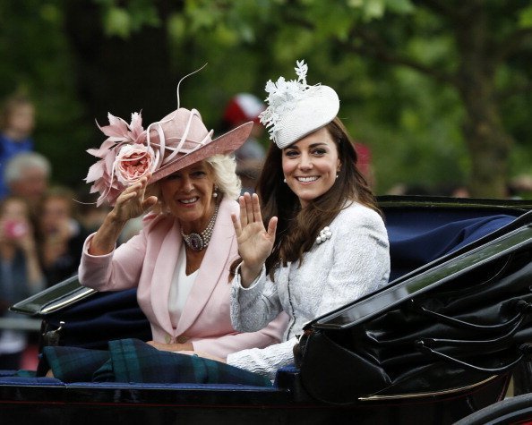 Camilla et Catherine au Trooping the Colour au Royal Horseguards le 14 juin 2014 | Photo : Getty Images