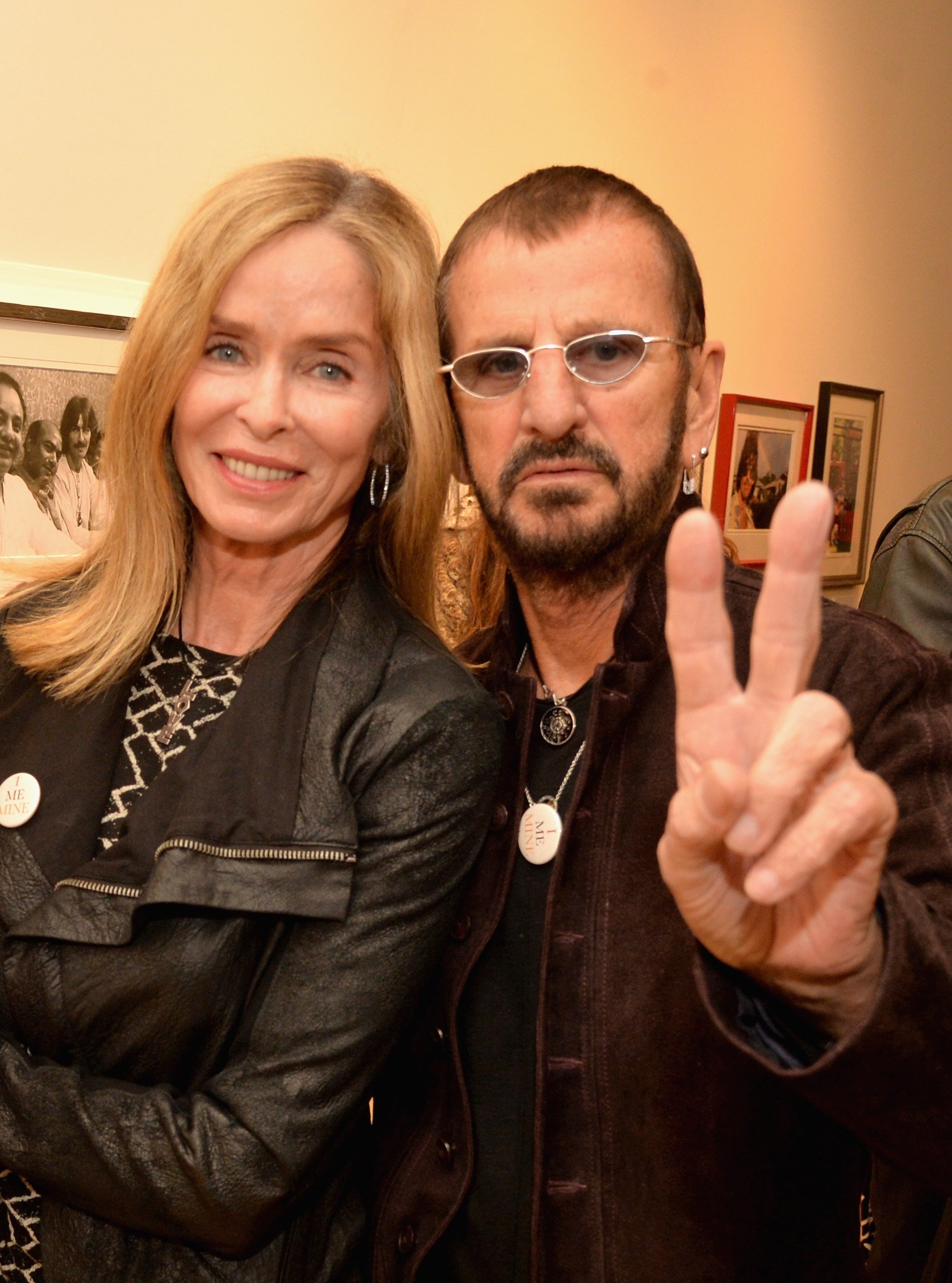 Barbara Bach and Ringo Starr at Subliminal Projects Gallery on February 25, 2017, in Los Angeles, California. I Source: Getty Images
