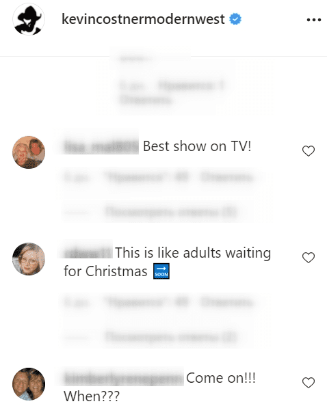 Fans reactions to news of the release of season 4 of Yellowstone| Source : Instagram/Kevincostnermodernwest