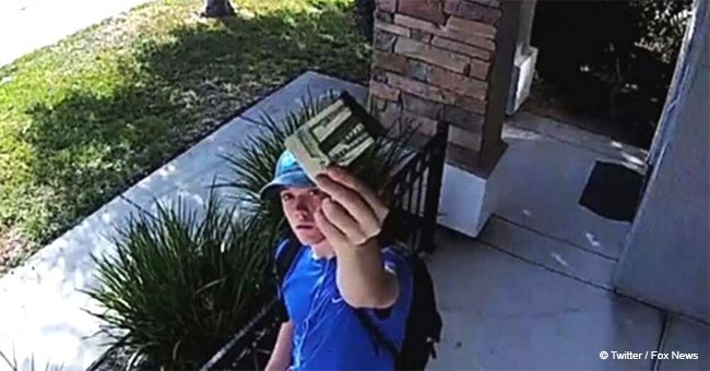 Teen boy stumbles on wallet full of cash, then makes the right decision and returns it (video)