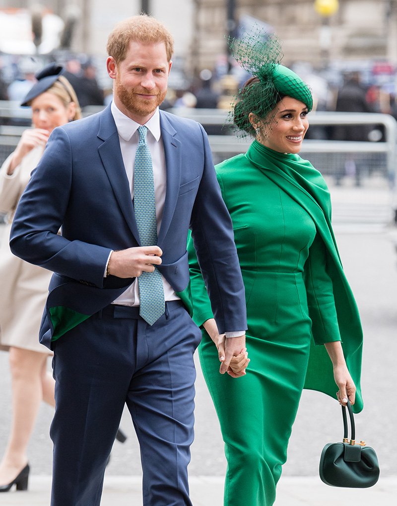 Prince Harry, Duke of Sussex and Meghan, Duchess of Sussex meets children as she attends the Commonwealth Day Service 2020 on March 09, 2020 | Photo: Getty Images.