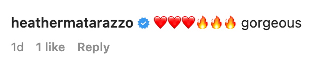 A fan's comment on Molly Ringwald's trailer selfie on March 29, 2023 | Source: Instagram/mollyringwald
