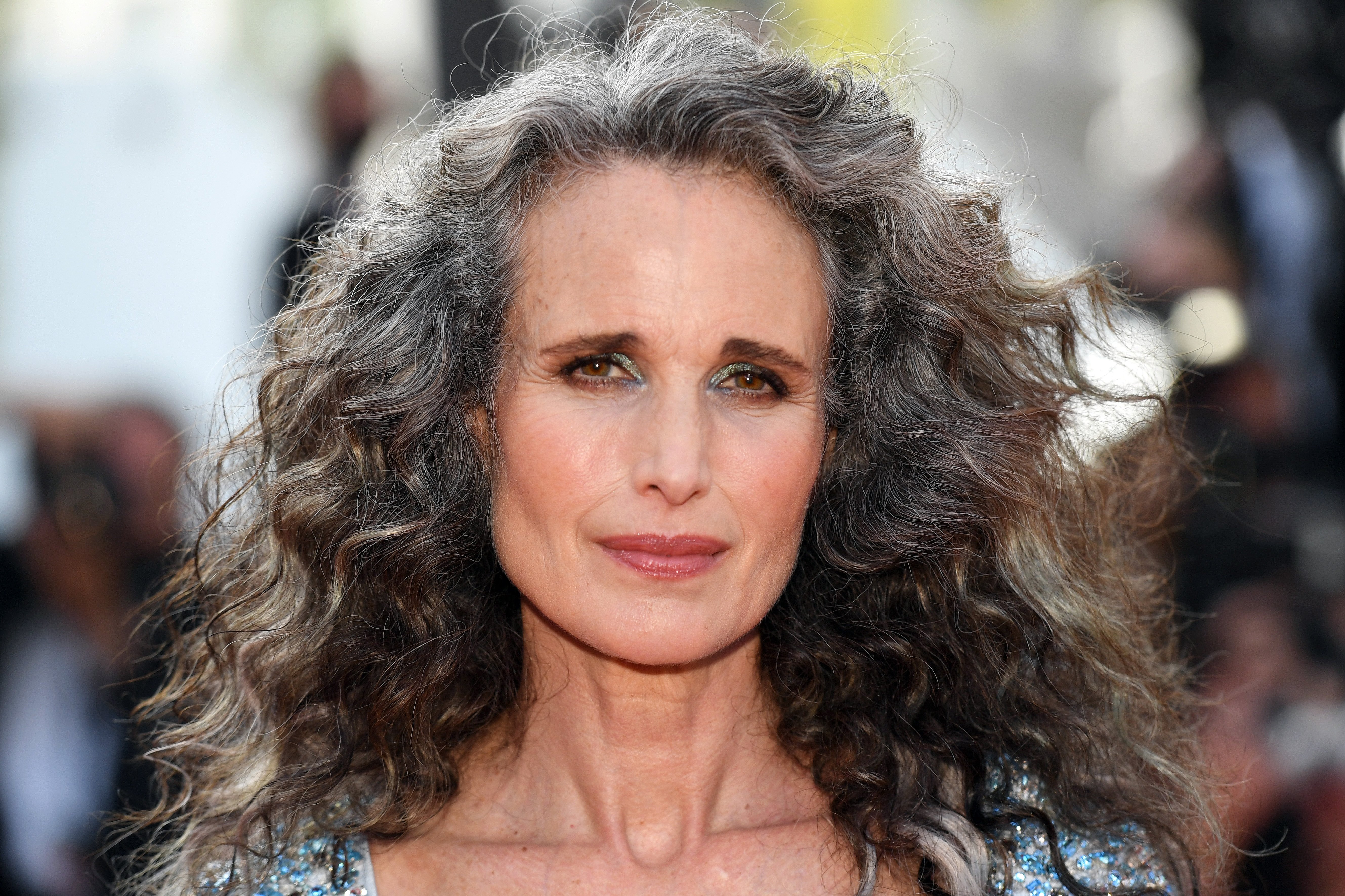 Andie MacDowell on July 06, 2021 in Cannes, France | Source: Getty Images
