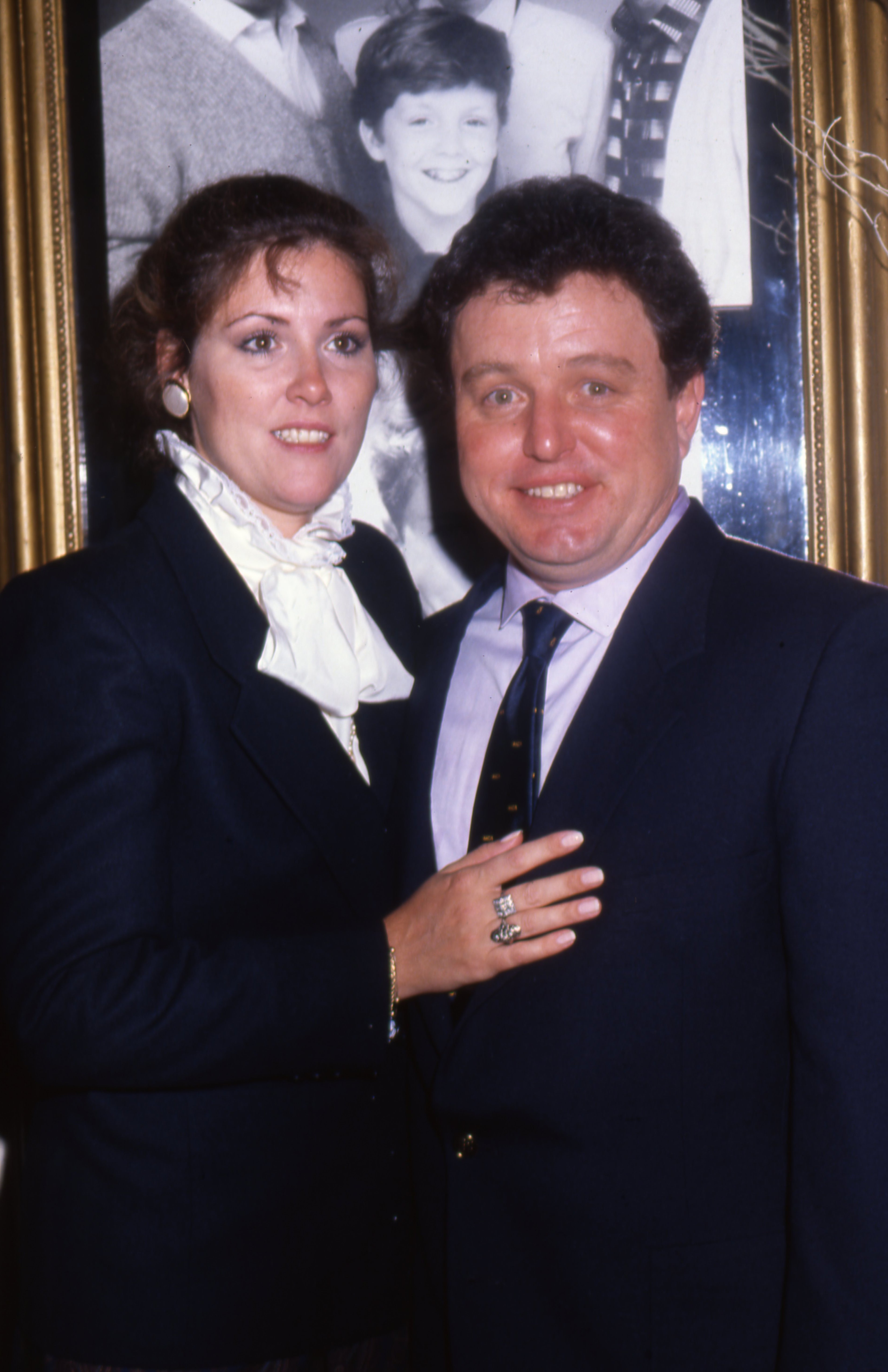 Actor Jerry Mathers and his wife Rhonda Mathers attend an event in 1986 in Los Angeles, California | Source: Getty Images 