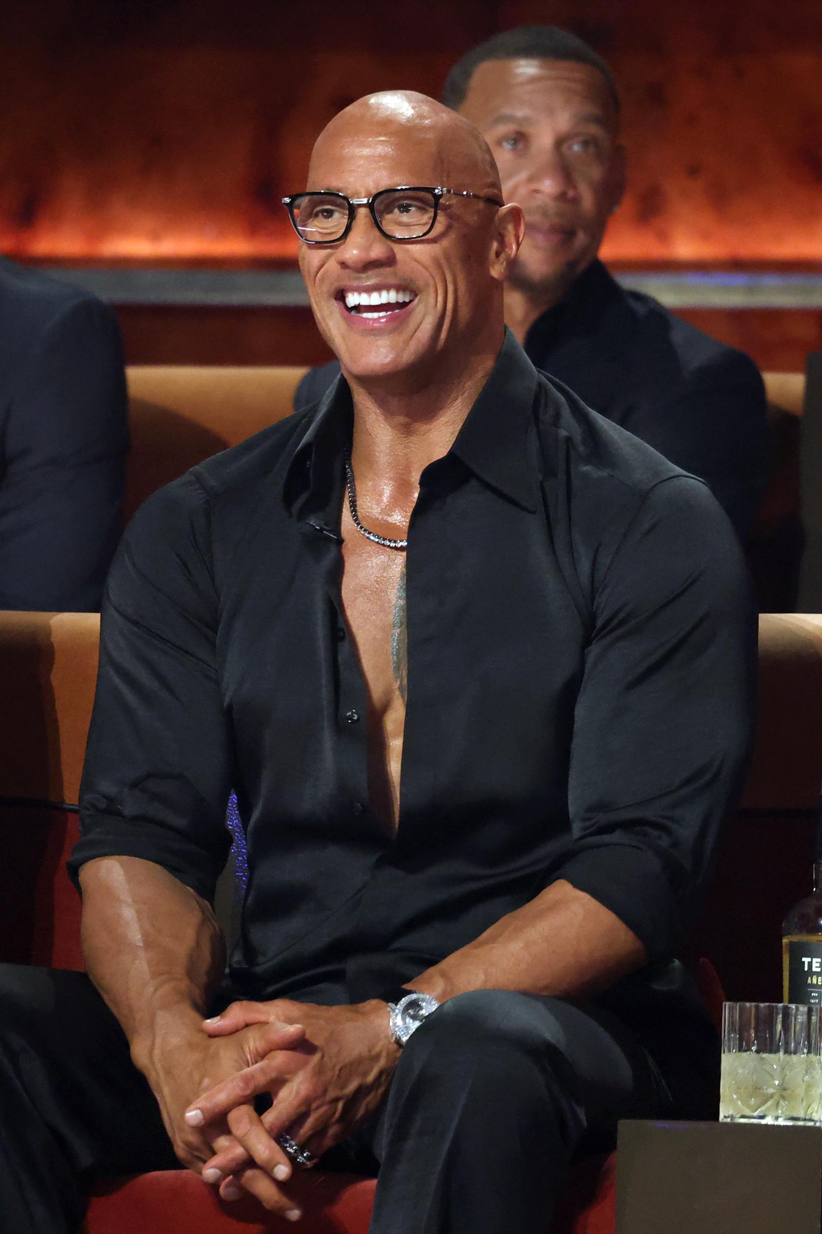 Dwayne "The Rock" Johnson was invited to UFC Freedom 250 but ultimately did not attend, according to Vanity Fair. | Source: Getty Images