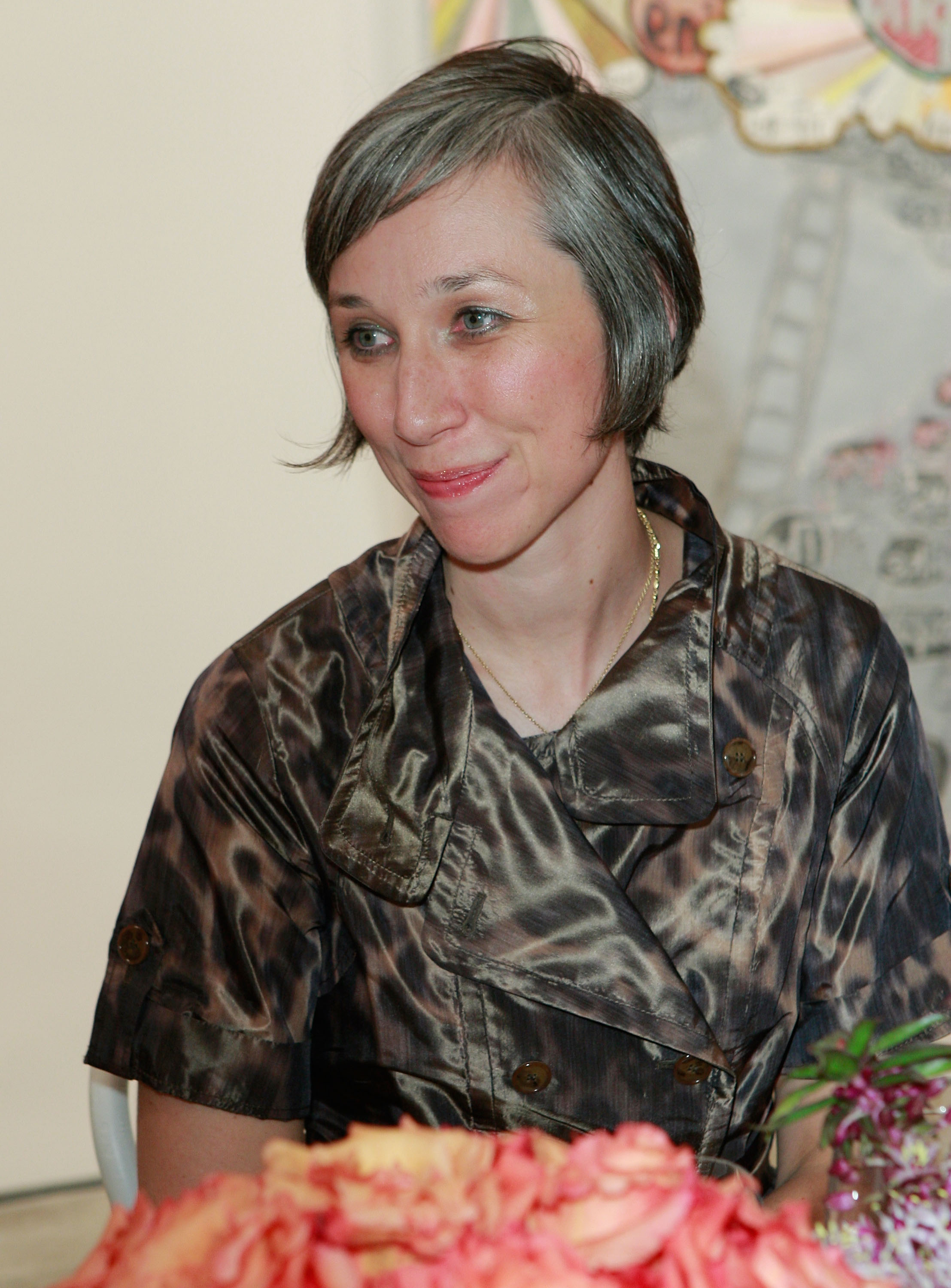 Artist Alexandra Grant attends the Vogue and Mulberry Host Dinner to Celebrate Alexandra Grant Exhibition on September 23, 2008