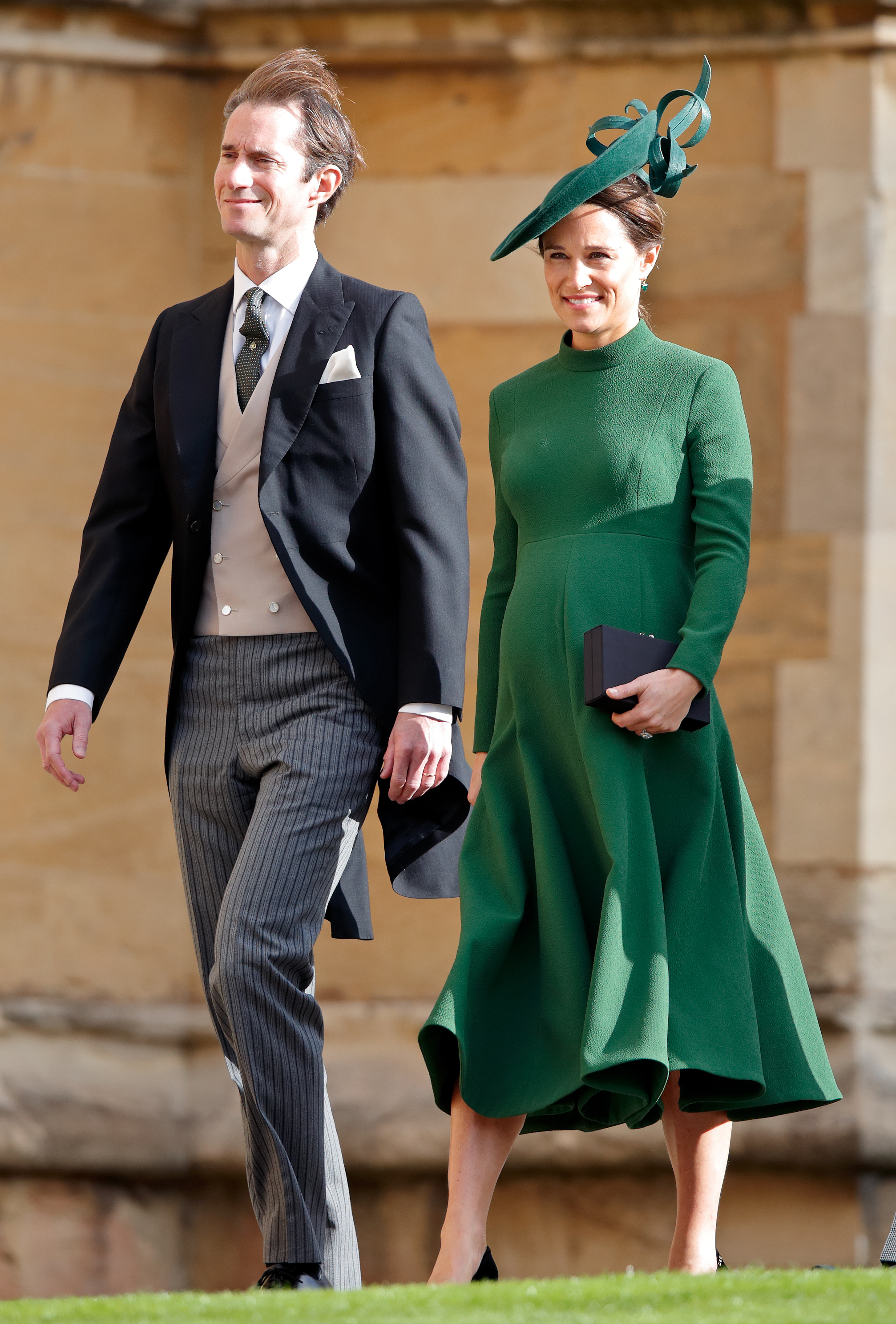 Pippa Middleton and James Matthews at Princess Eugenie of York's wedding in 2018 | Source: Getty Images