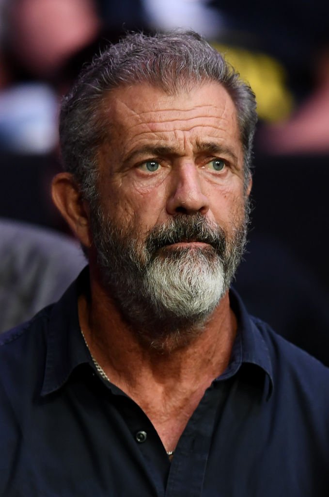 Mel Gibson at the UFC 229 at T-Mobile Arena in Las Vegas.| Photo: Getty Images