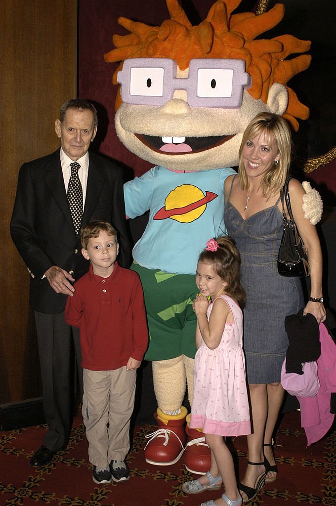  Tony Randall and his family at a special screening of "Rugrats Go Wild" on June 5, 2003 | GettyImages