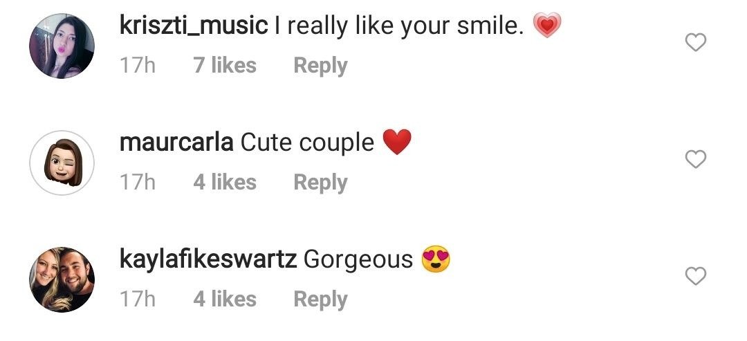 Fans' comments on Miranda Lambert and her Spouse's valentine picture. | Photo: Instagram/mirandalambert