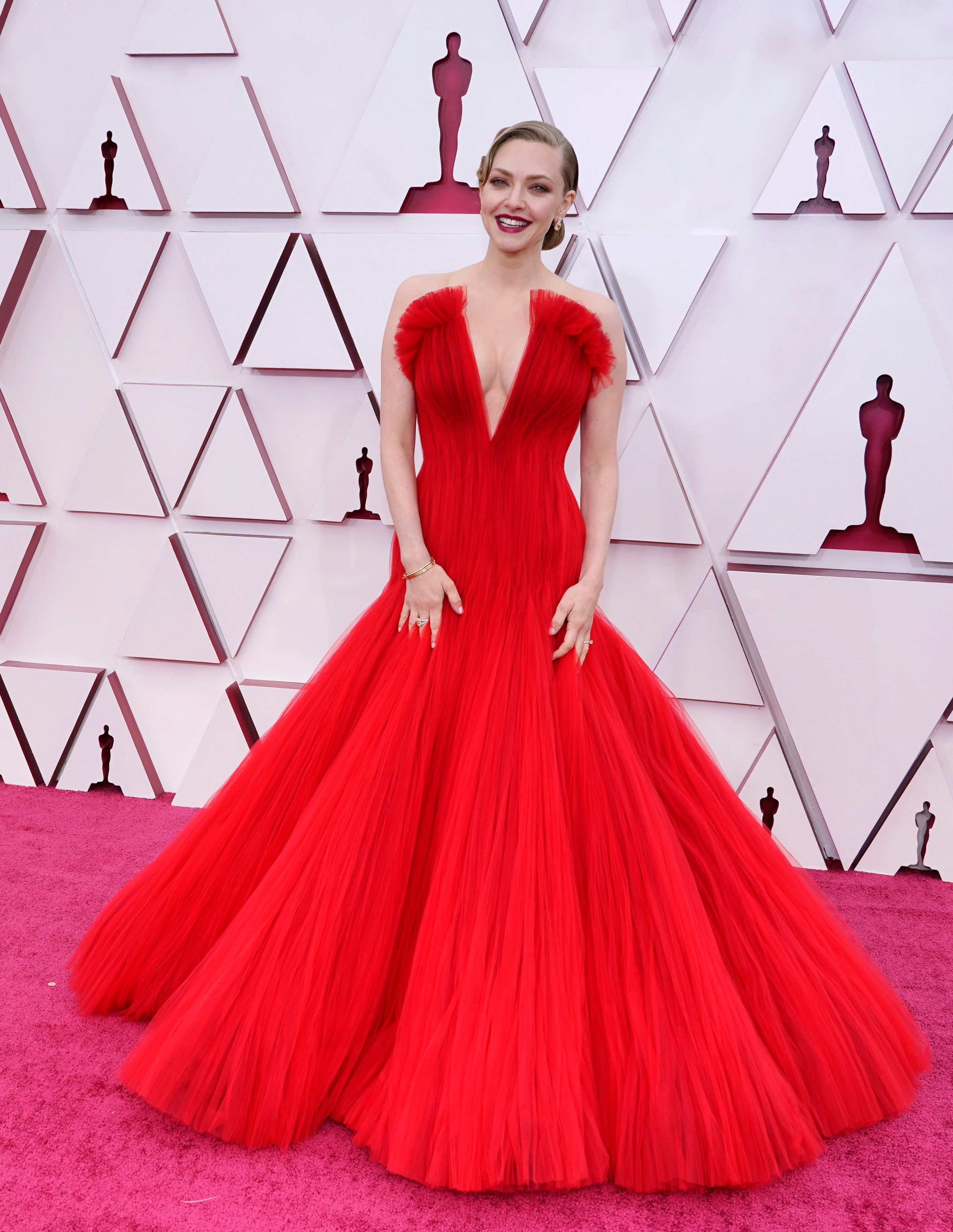 Amanda Seyfried during the 93rd Annual Academy Awards at Union Station on April 25, 2021 in Los Angeles, California. | Source: Getty Images
