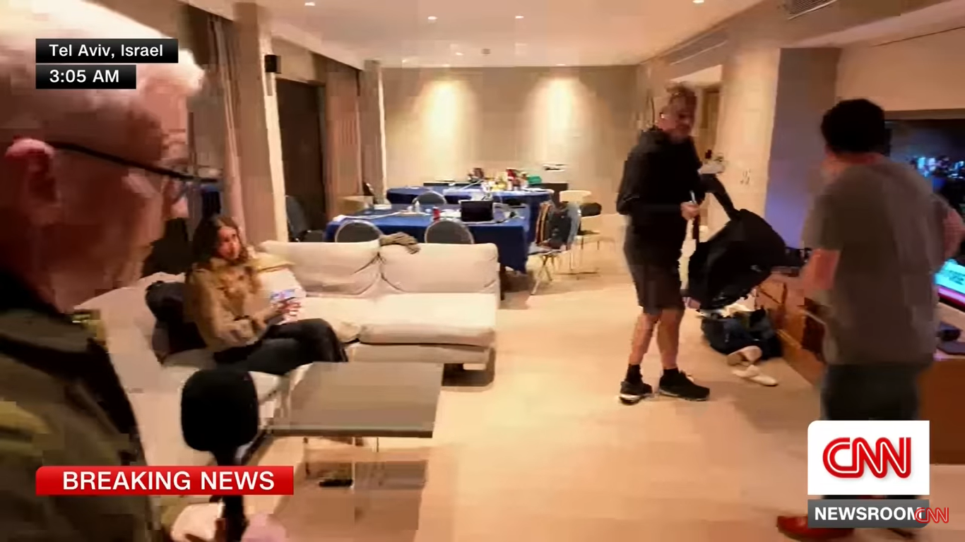 Anderson Cooper reports during a live broadcast on June 23, 2025, in Tel Aviv, Israel. | Source: YouTube/CNN