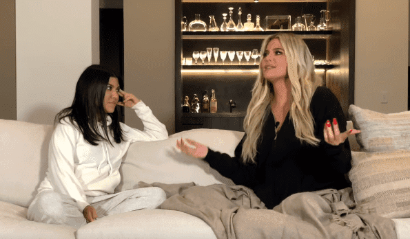 Khloe and Kourtney Kardashian discuss breastfeeding experiences in a segment for Poosh on March 4, 2020. | Source: YouTube/Poosh.