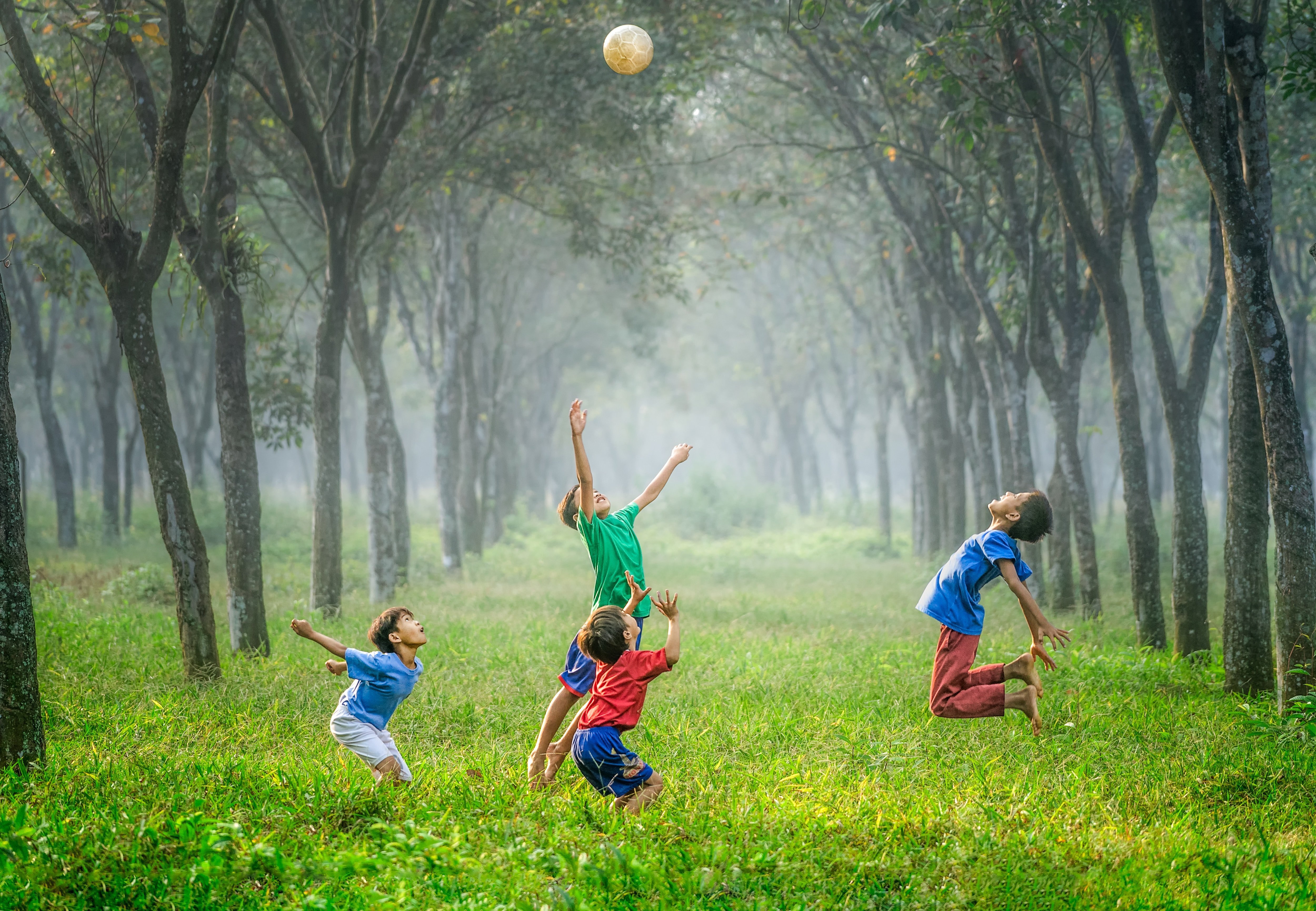 Children playing outdoors.  | Source: Unsplash