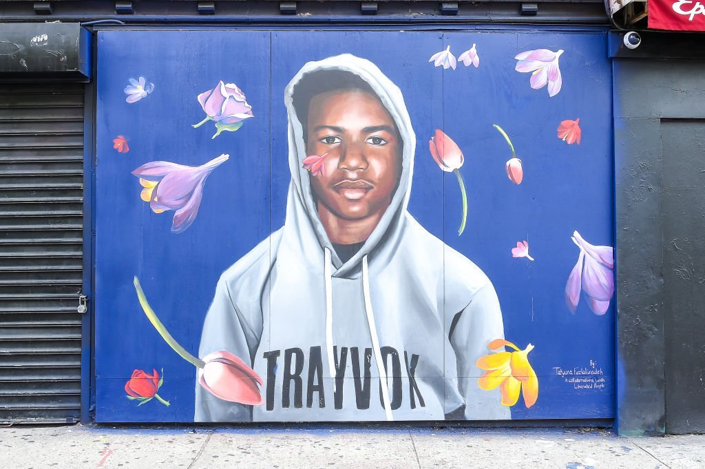 A view of the Trayvon Martin mural at the Trayvon Martin Mural Unveiling | Photo: Getty Images