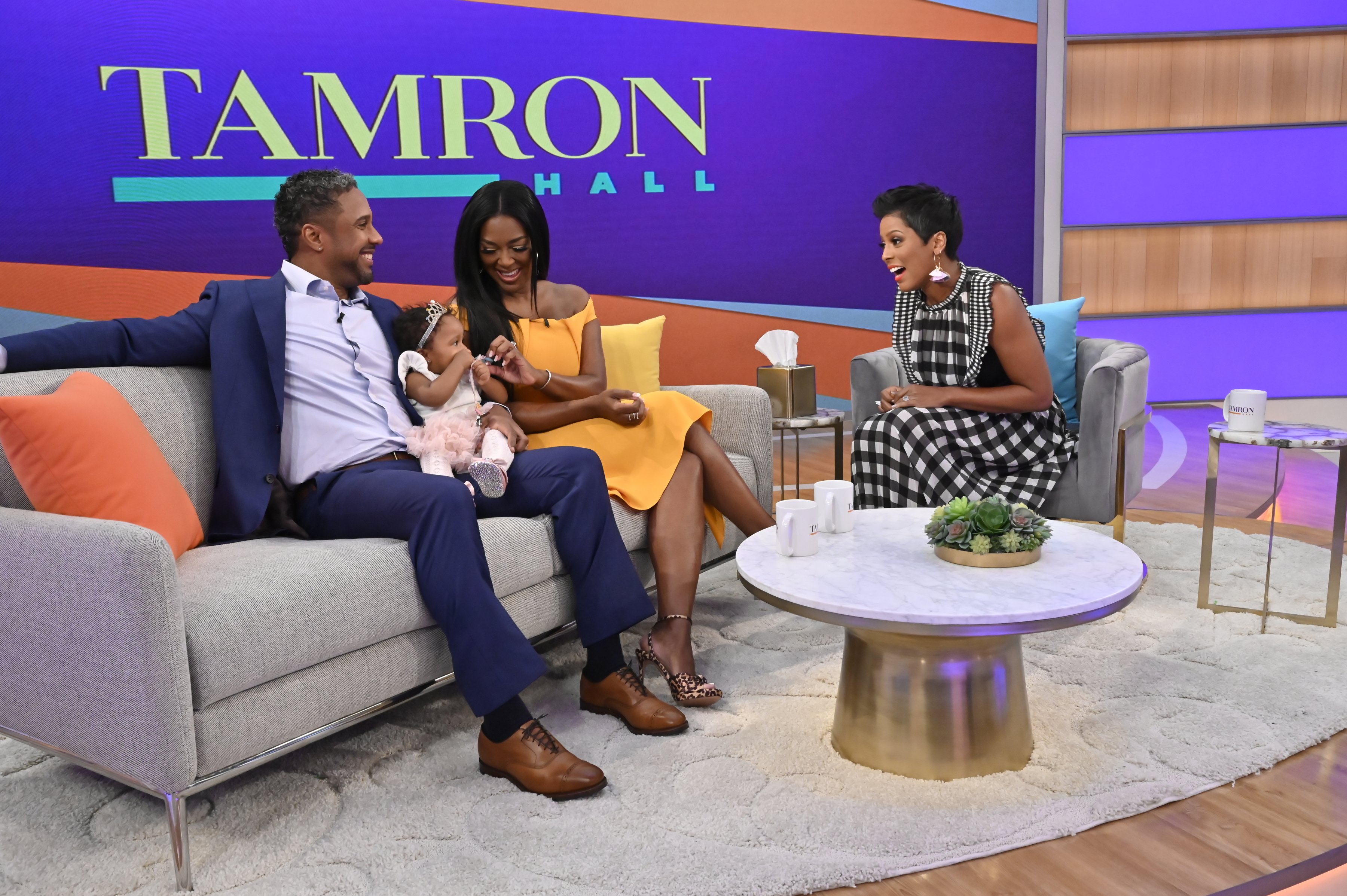An emotional hour on IVF with Tamron Hall, Kenya Moore, Marc Daly and their daughter Brooklyn | Photo : Getty Images