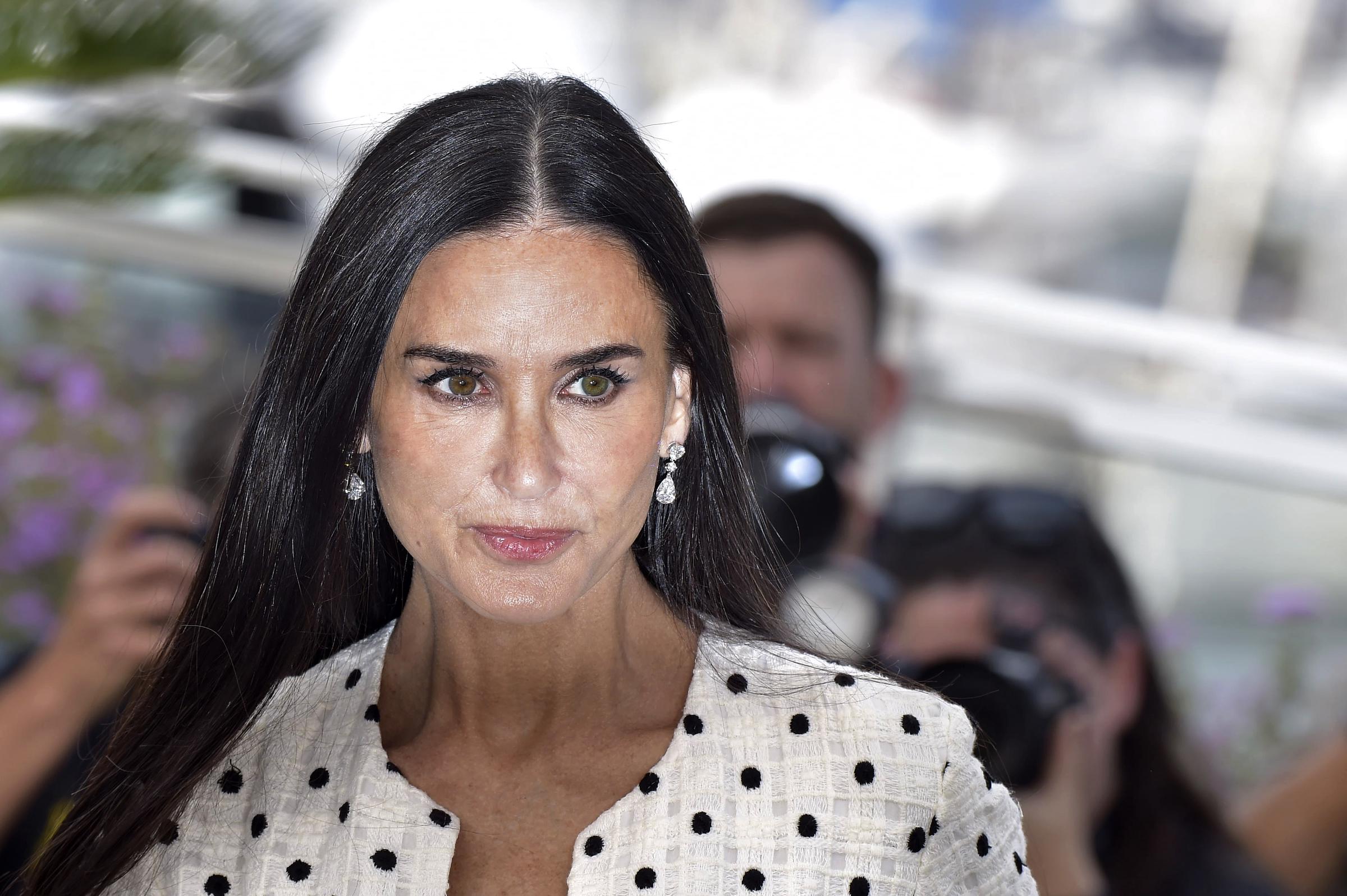 Demi Moore at Cannes Film Festival 2024 in Cannes, France, on May 20, 2024. | Source: Getty Images