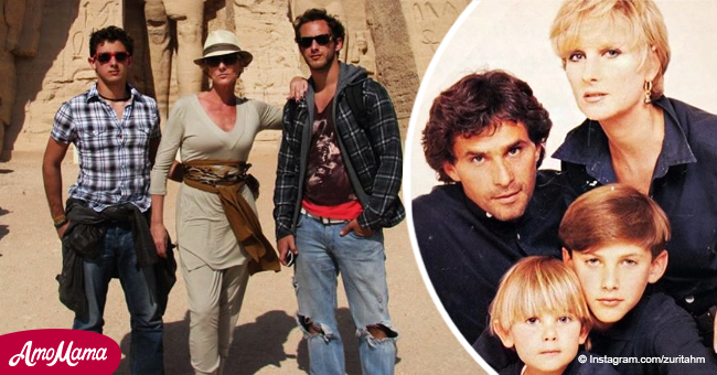 Los hijos de Christian Bach cumplen la dulce promesa que hicieron a su mamá