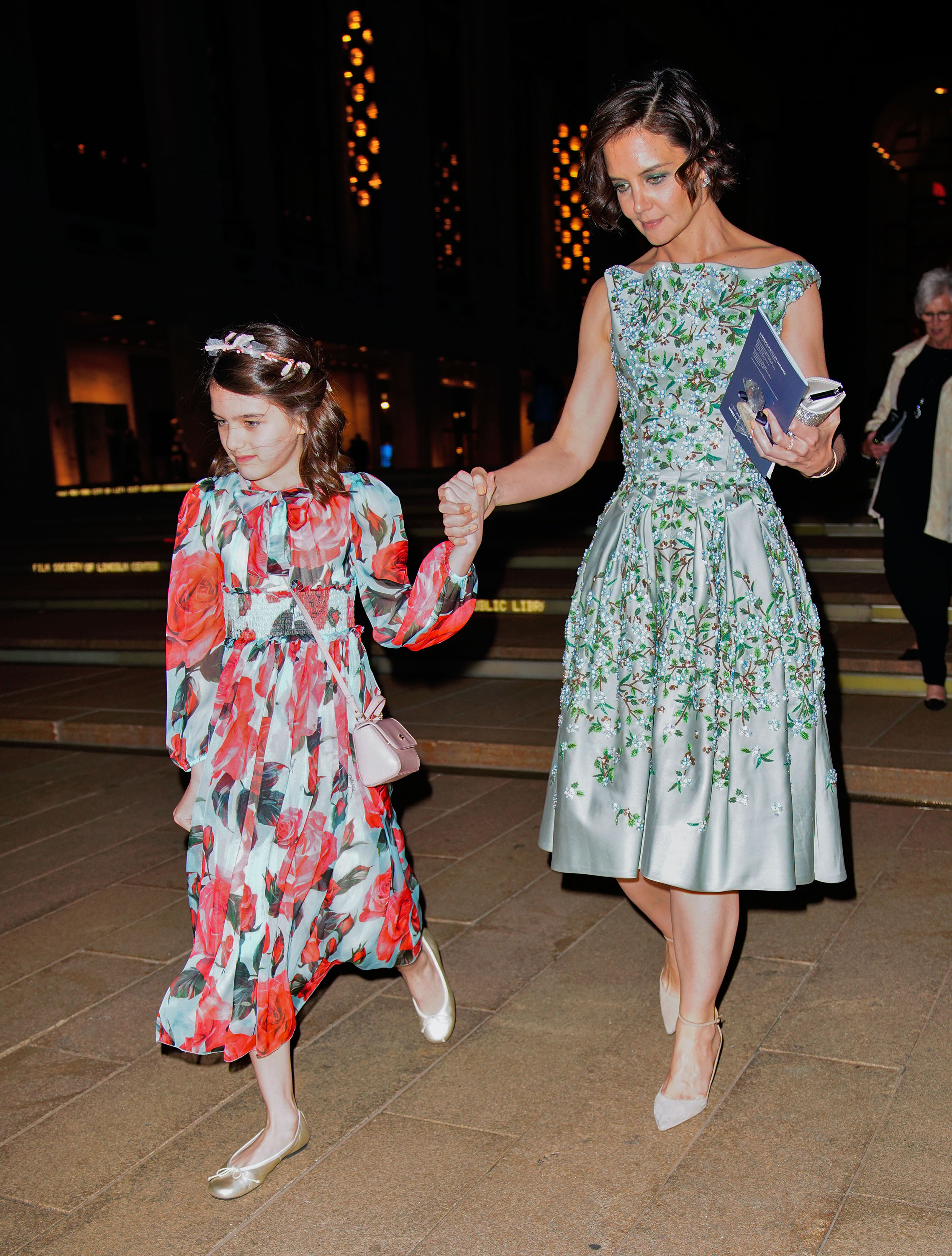 Suri Cruise and Katie Holmes at American Ballet Theater at Lincoln Center on May 21, 2018 in New York City. | Source: Getty Images