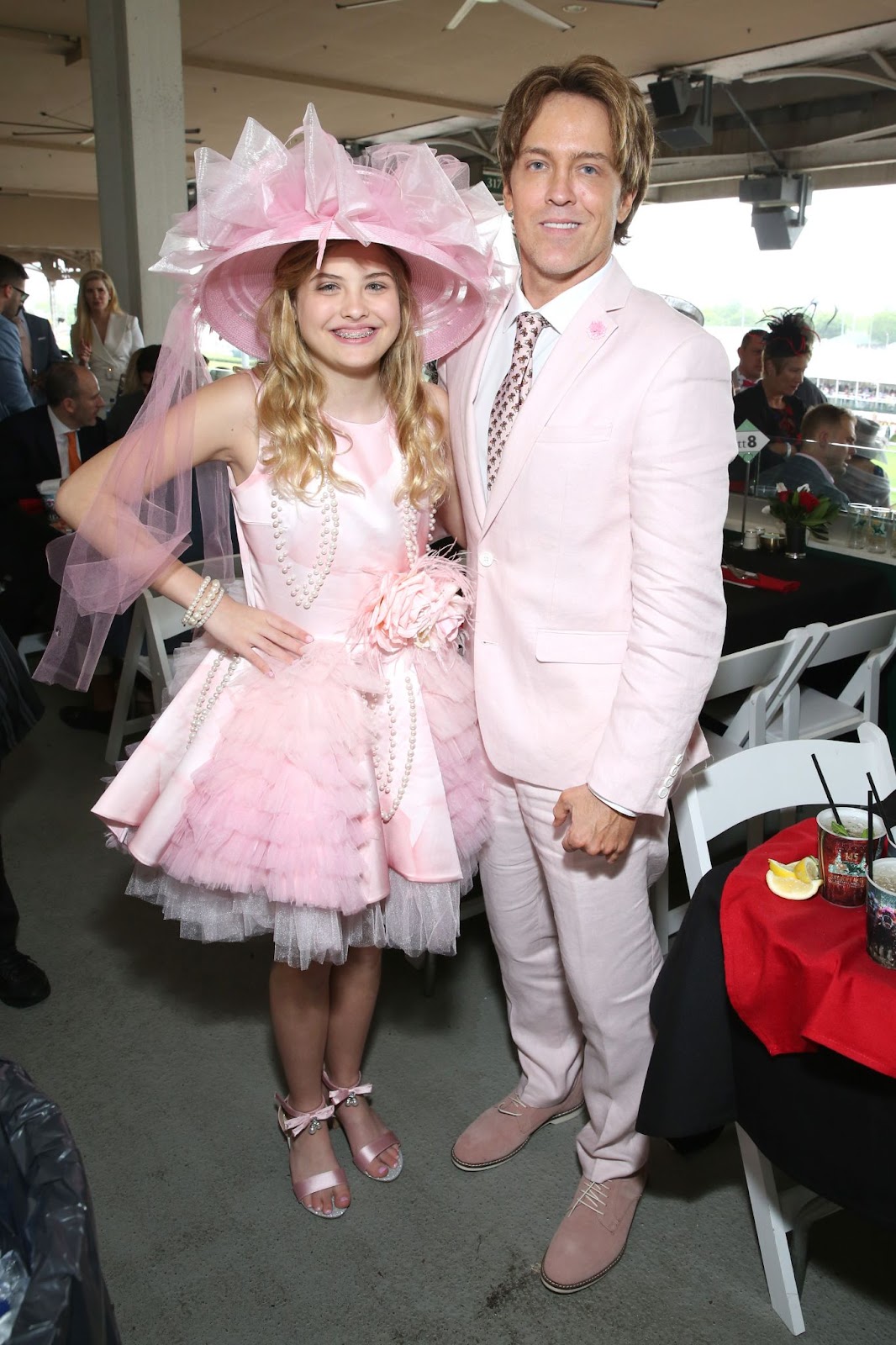 Dannielynn and Larry Birkhead at the Barnstable Brown Derby Eve Gala on May 3, 2019, in Louisville, Kentucky. | Source: Getty Images