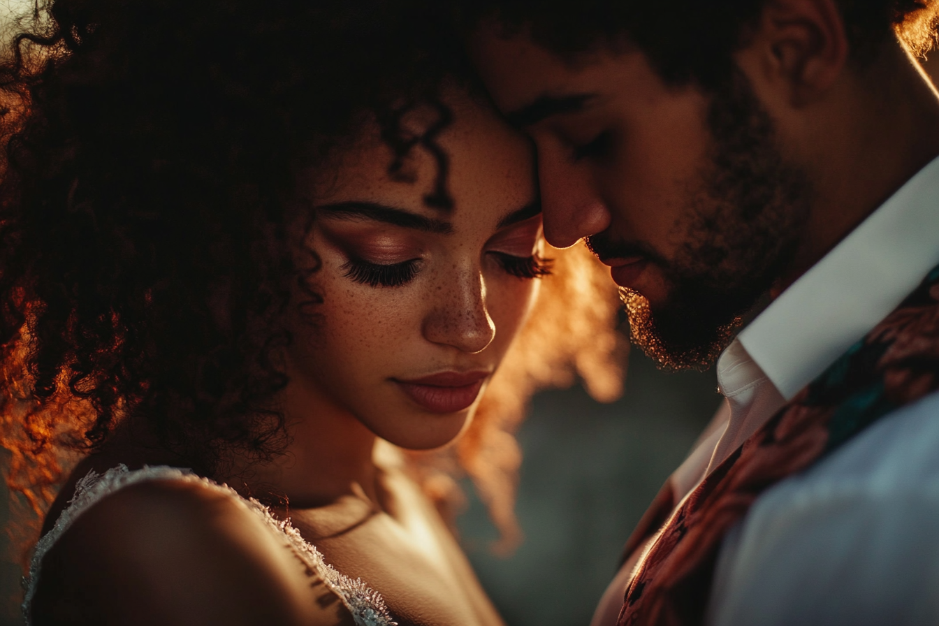 A bride and groom dancing | Source: Midjourney