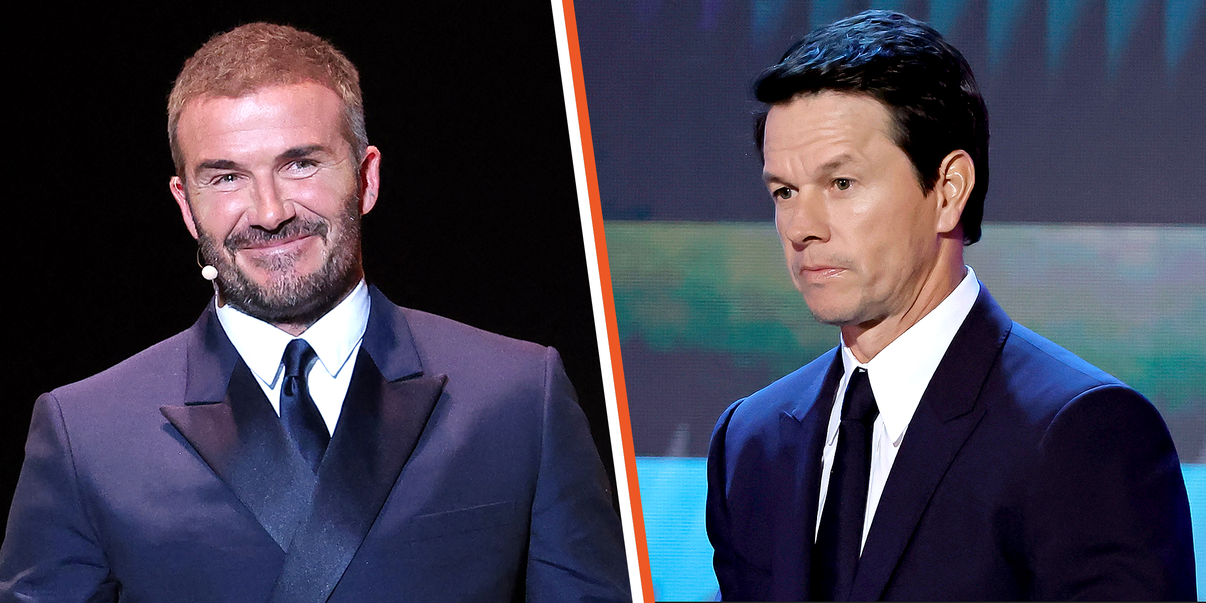 David Beckham and Mark Wahlberg | Source: Getty Images