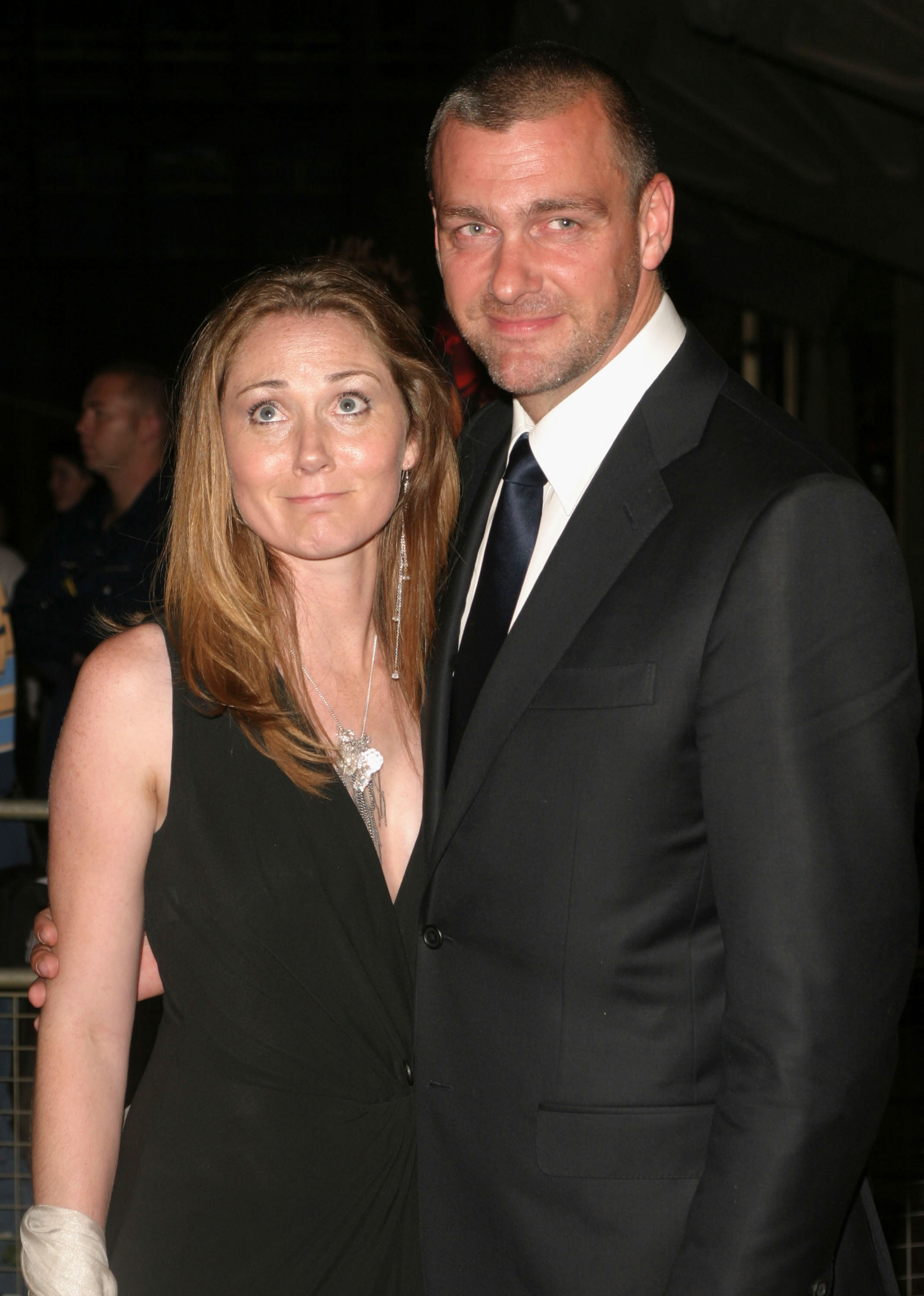 Ruth Gemmell and Ray Stevenson at the "King Arthur" London premiere after party on July 16, 2004. | Source: Getty Images