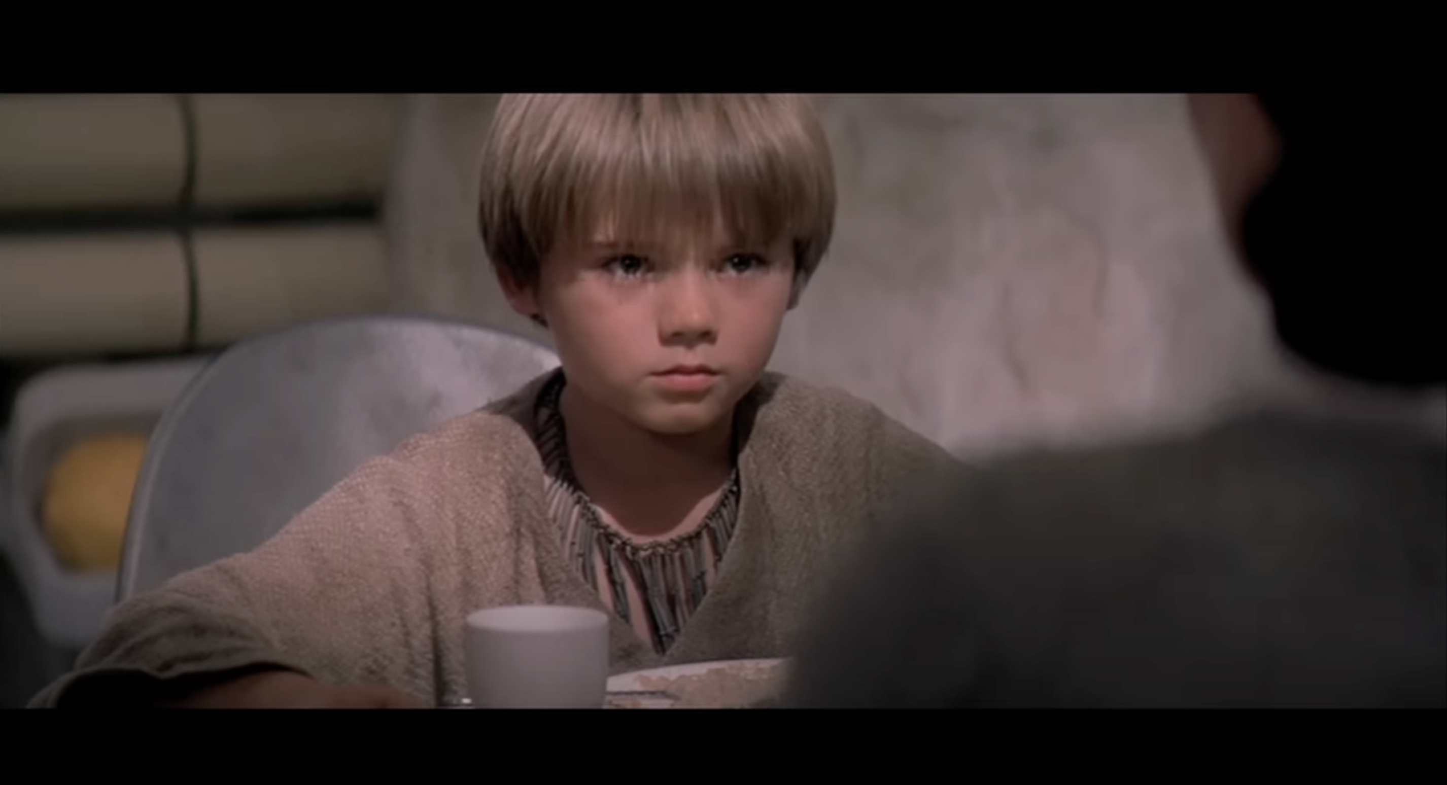 Jake Lloyd as young Anakin Skywalker in "Star Wars Episode I: The Phantom Menace," as seen in a video posted July 6, 2012 | Source: YouTube/StarWars