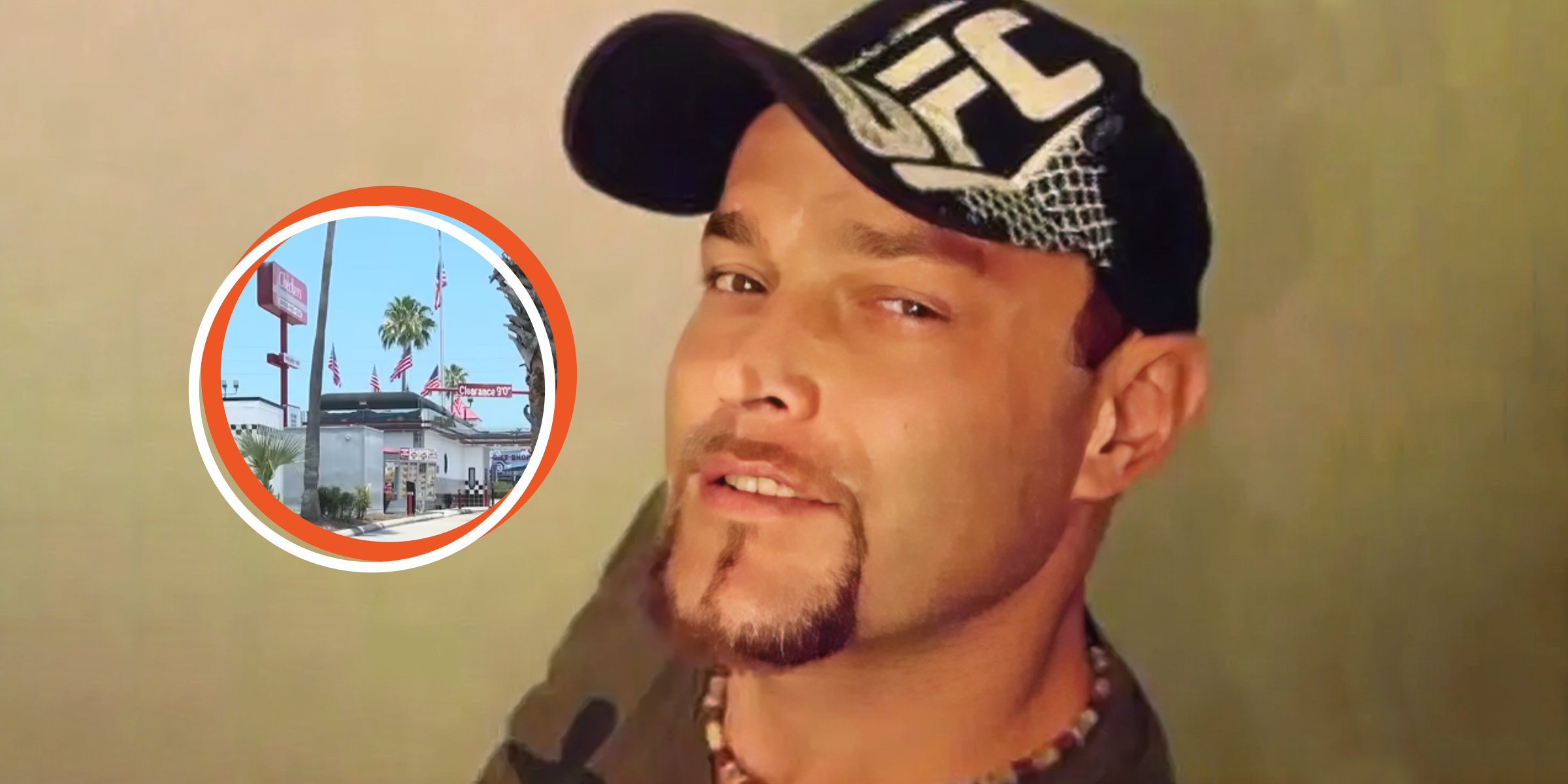 Wesley Robertson | Checkers restaurant | Source: Youtube/FOX 35 Orlando