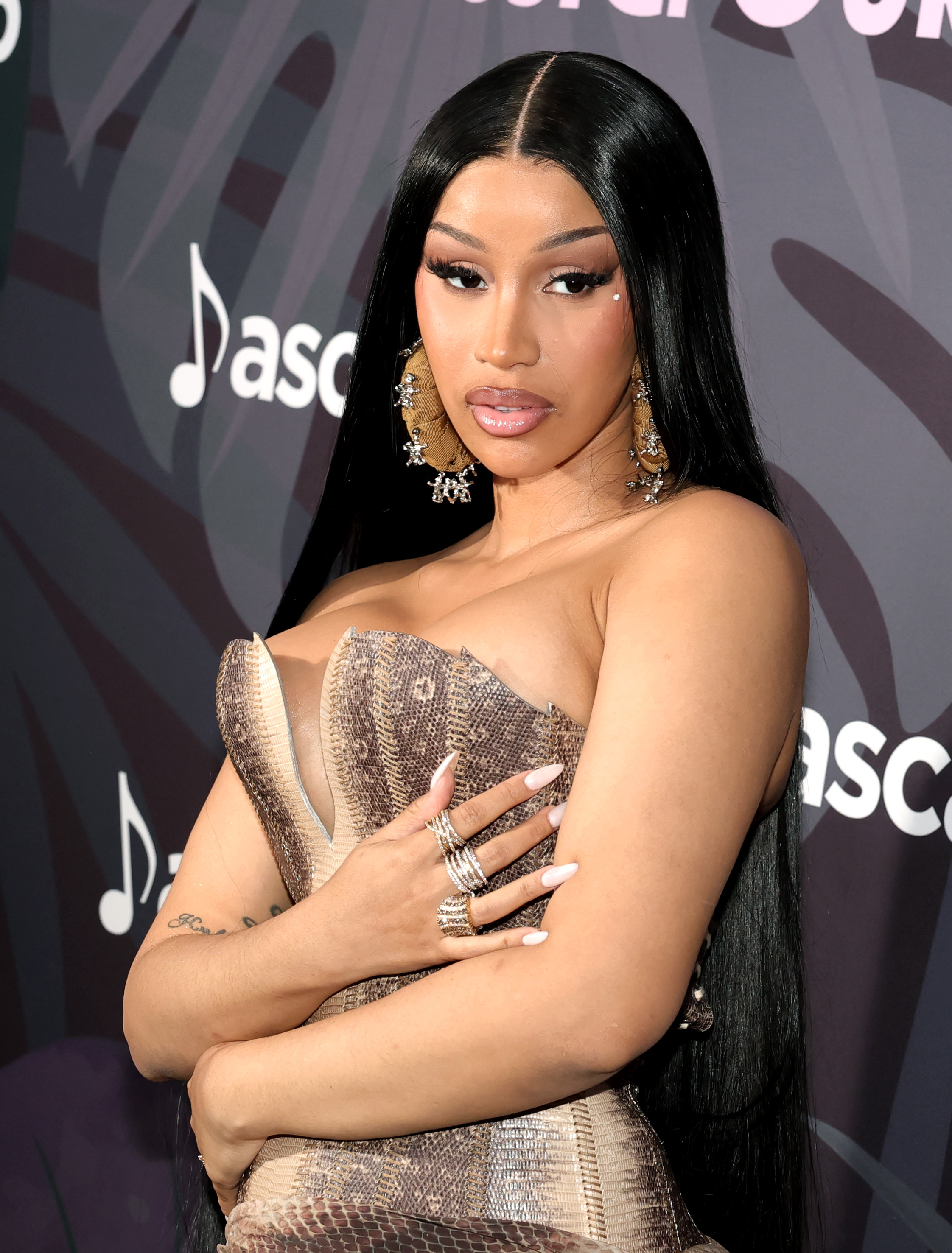Cardi B arrives at the ASCAP Rhythm & Soul Awards at Four Seasons Hotel on June 8, 2025 | Source: Getty Images