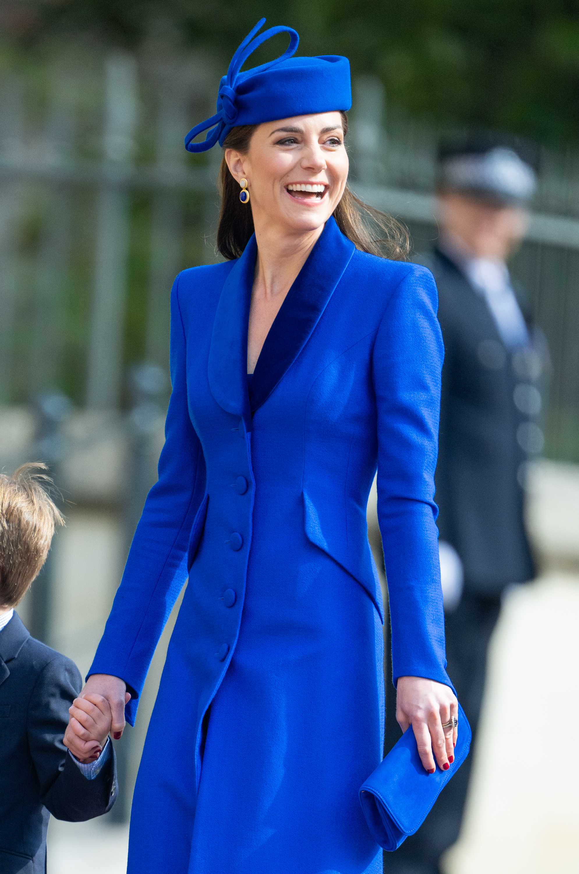 Catherine, Princess of Wales attends the Easter Mattins Service at Windsor Castle in Windsor, England, on April 9, 2023. | Source: Getty Images
