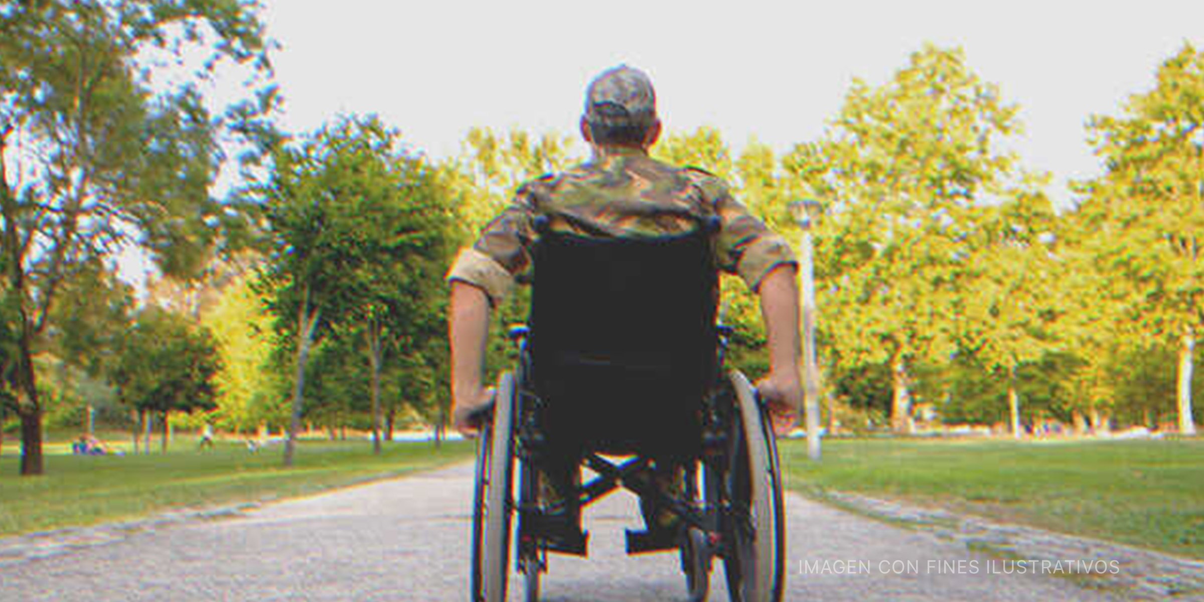 Veterano en silla de ruedas. | Foto: Getty Images
