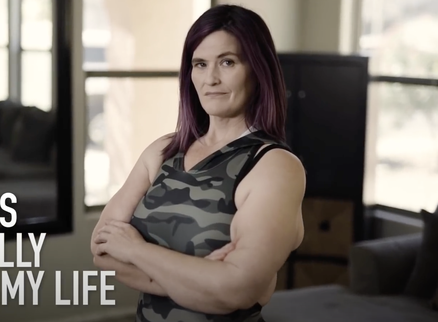 April Wood during her weight loss journey, as seen in a video dated April 6, 2021 | Source: YouTube/@truly-channel