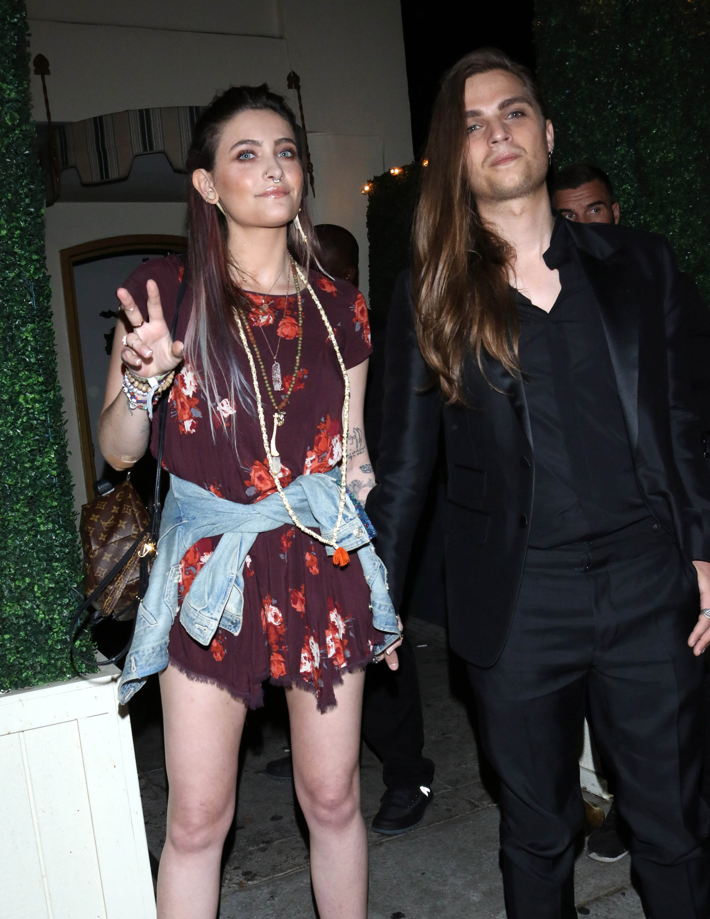 Paris Jackson and Gabriel Glenn are seen on October 10, 2019 | Source: Getty Images