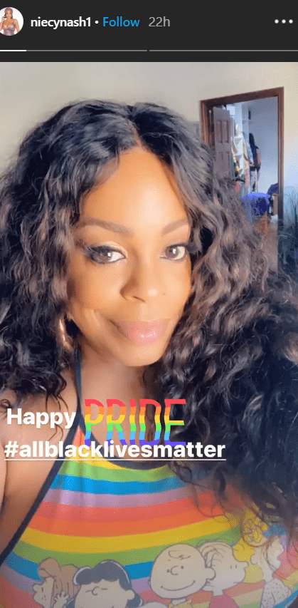 Neicy Nash celebrates Pride Month| Photo: Instagram.com/niecynash1/