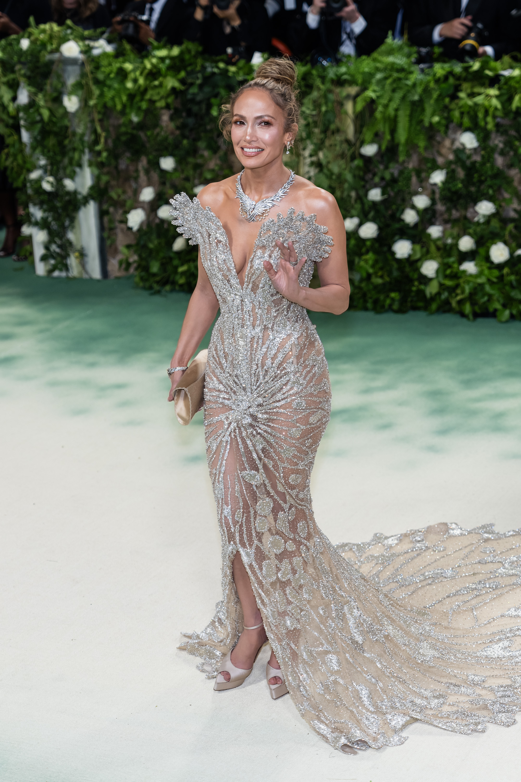 Jennifer Lopez at the 2024 Met Gala in New York | Source: Getty Images