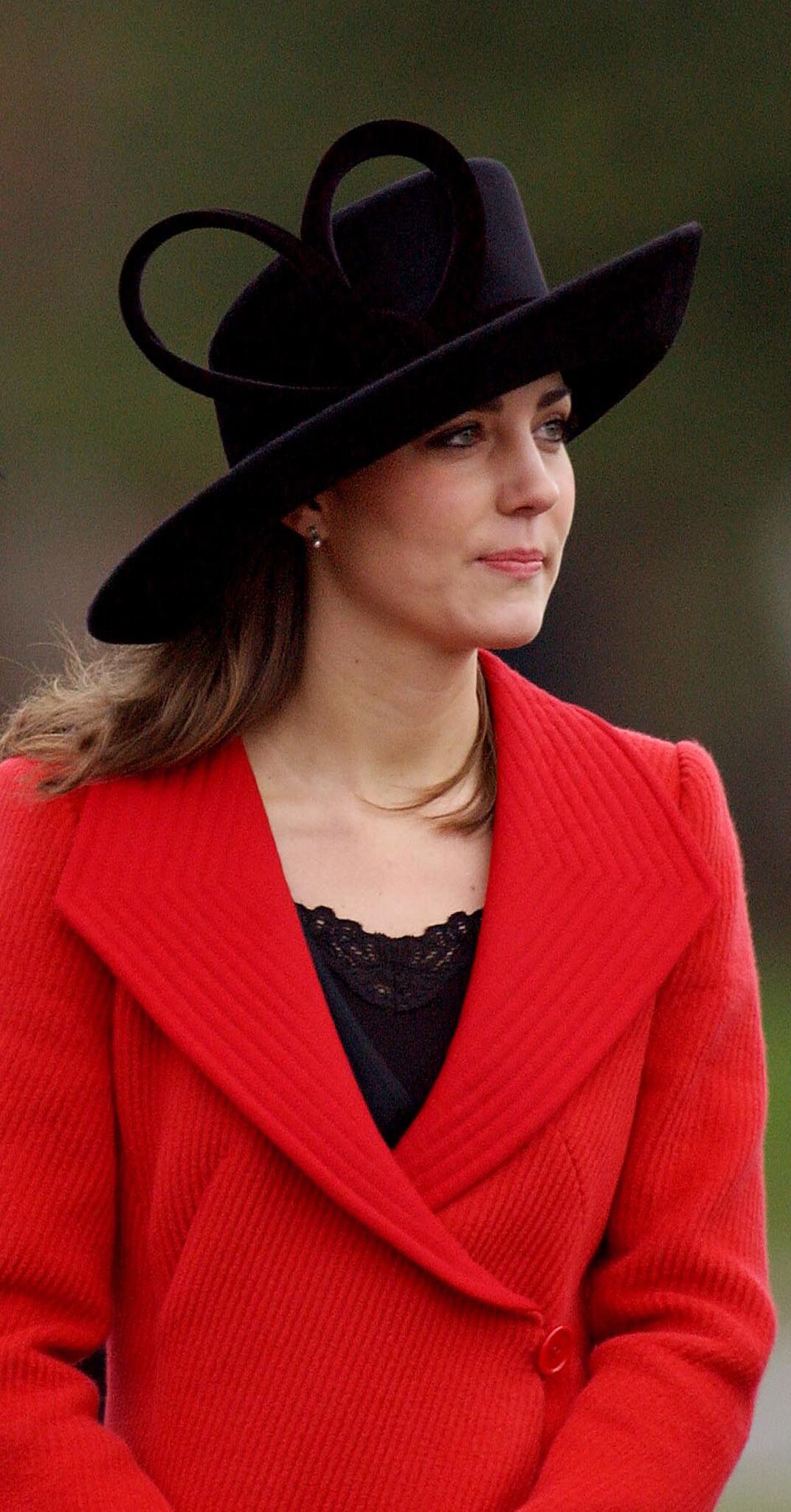 Kate Middleton when she was Prince Williams's girlfriend at the Sovereign's Parade | Getty Images