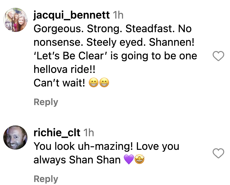 Fan comments on Shannen Doherty's Instagram post dated November 2023 | Source: Instagram.com/theshando