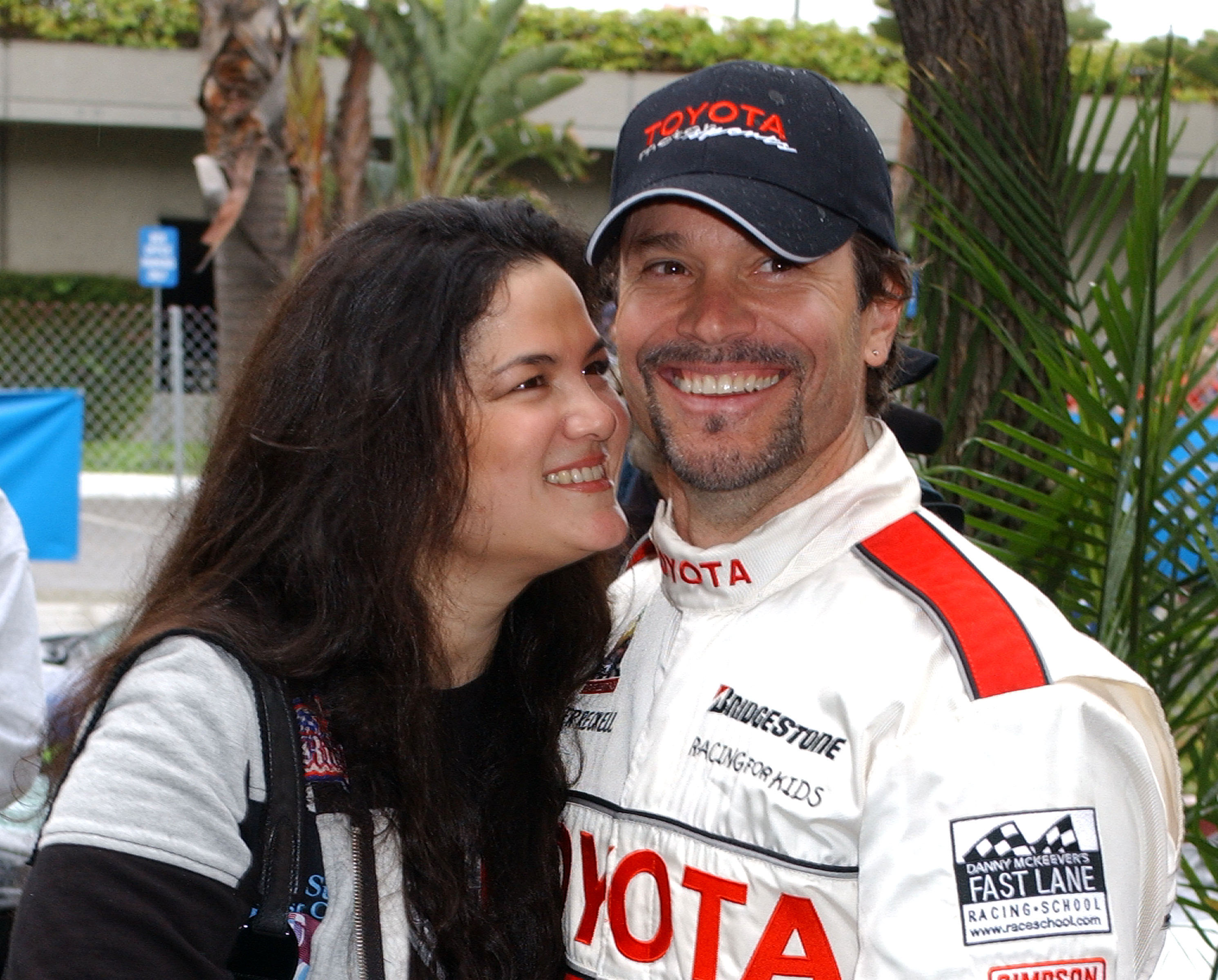 Peter Reckell and wife Kelly Moneymaker in Long Beach, California, United States, 2004 | Source: Getty Images
