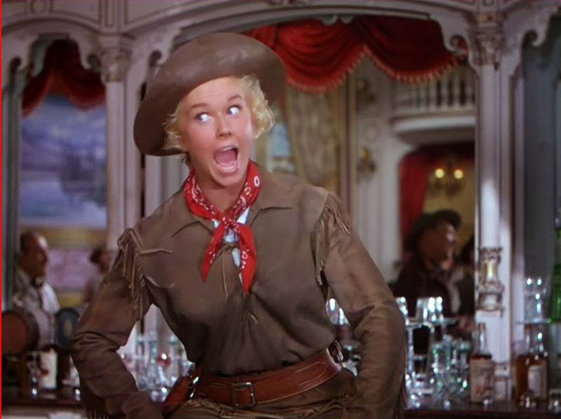 Doris Day en la película Calamity Jane (1953). | Imagen: Wikipedia Doris Day en la película Calamity Jane (1953). | Imagen: Wikipedia
