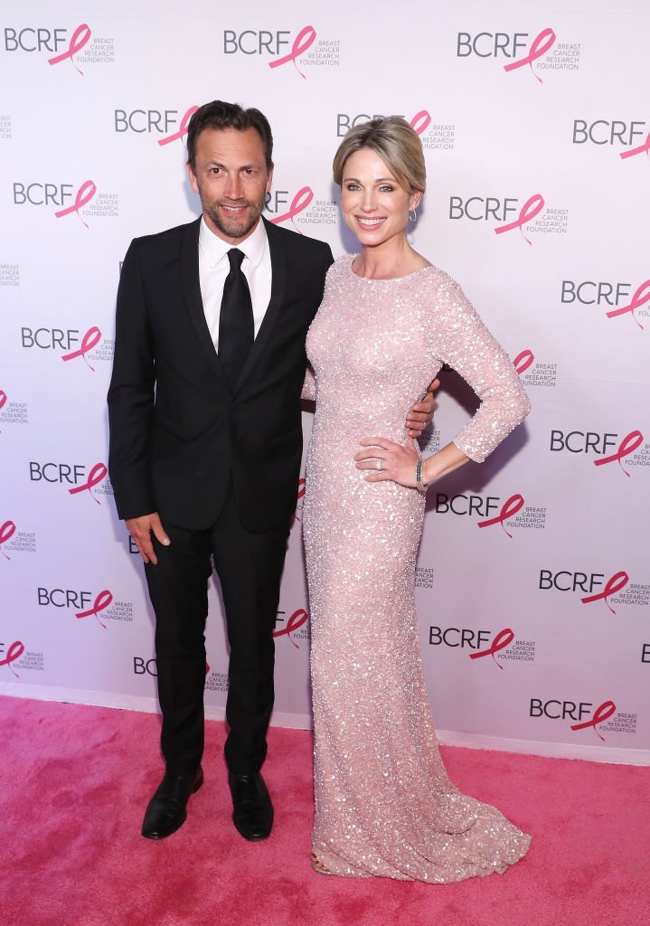 Andrew Shue and Amy Robach attend the Breast Cancer Research Foundation's 2019 Hot Pink Party  | Getty Images